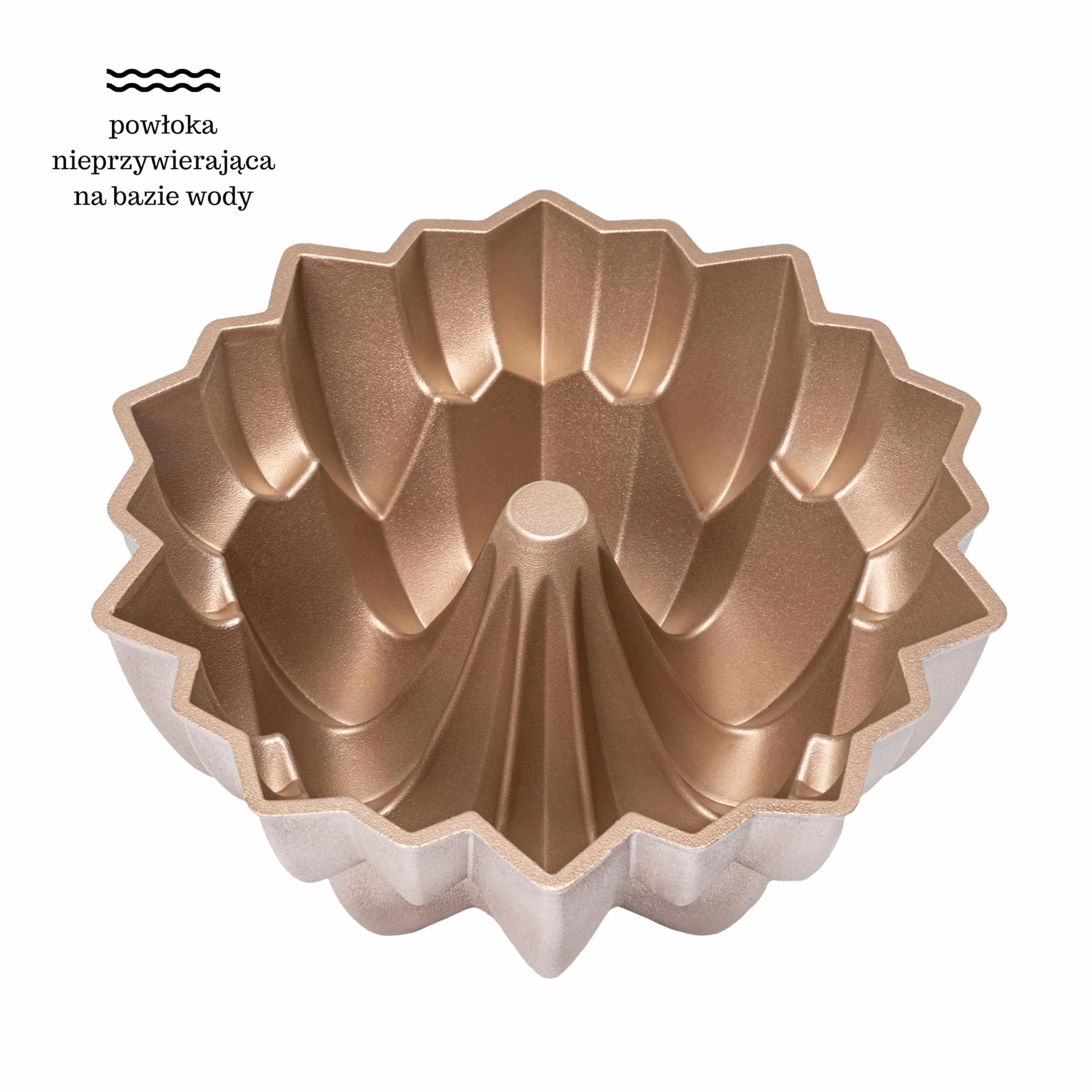 Erreke Forma na Ciasto, Równomierne Pieczenie, Podwójna Nieprzywierająca Powłoka, Bardzo Trwałe Odlewane Aluminium, Tortownica do Ciasta, Średnica 24 cm, Pojemność 2.0 litra, Kaskada