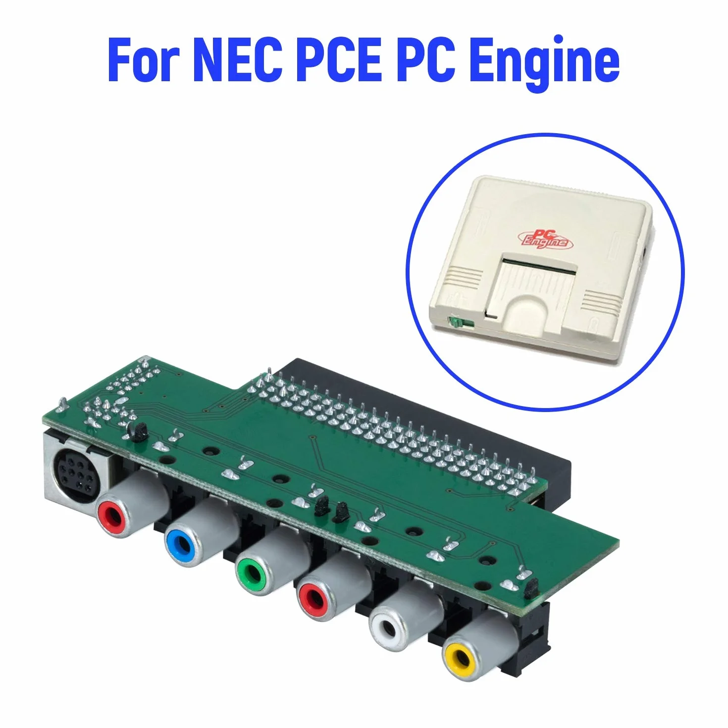 Mcbazel RGBS Video Booster Audio Signal Output Board for NEC PC Engine/TurboGrafx-16 Console
