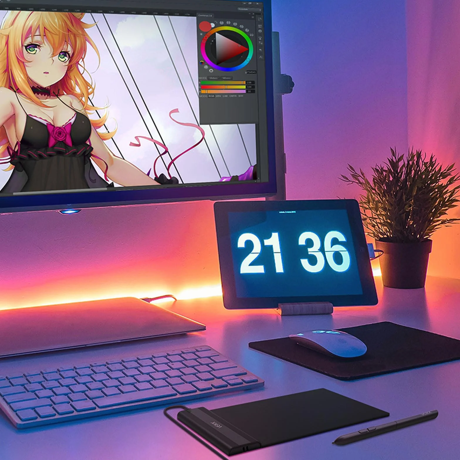 OSU tablet VEIKK S640 ultracienki 15 x 10 cm tablet do rysowania grafiki z piórem bez baterii 8192 poziomów nacisku
