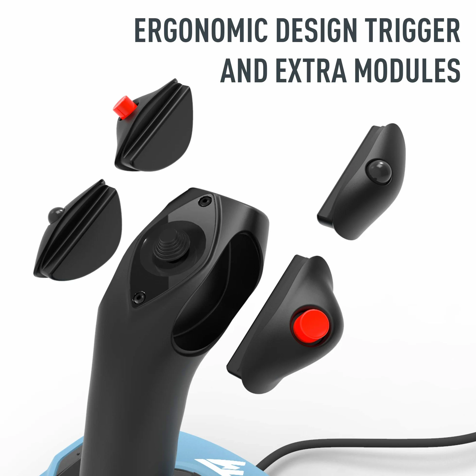 Thrustmaster Thrustmaster Tca Captain Pack Airbus Edition, Ergonomiczne Repliki Bocznego Drążka Sterowego I Pełnego Panelu Przepustnicy, Technologia Magnetyczna, Zgodność Z Komputerem PC (windows_10)