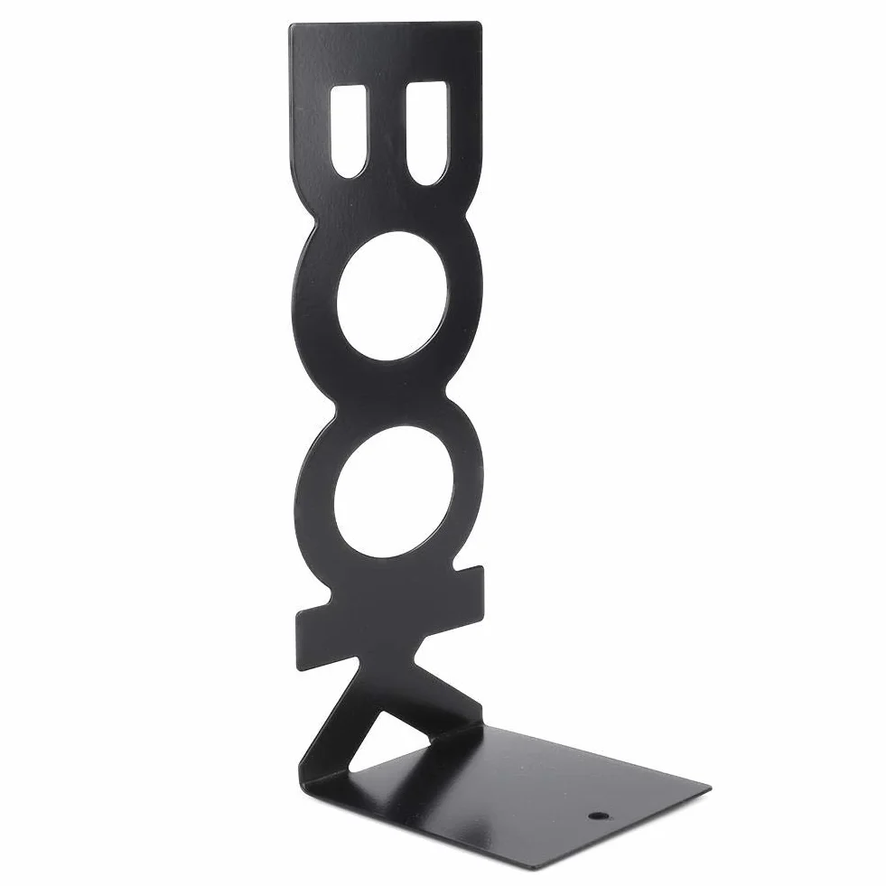 Metalowa podpórka do książek 208 mm, organizator biurowy, dekoracja stołu