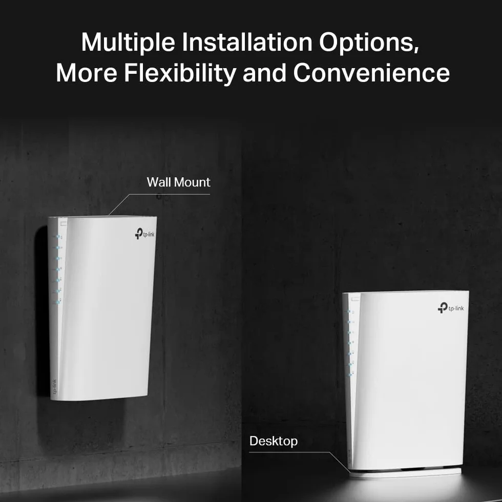 TP-Link RE900XD | Wzmacniacz sygnału Wi-Fi 6 AX6000 Dual Band | Prędkość do 6 Gb/s | Port Ethernet 2,5 Gb/s | Kompatybilny z OneMesh | Kanał 160 MHz