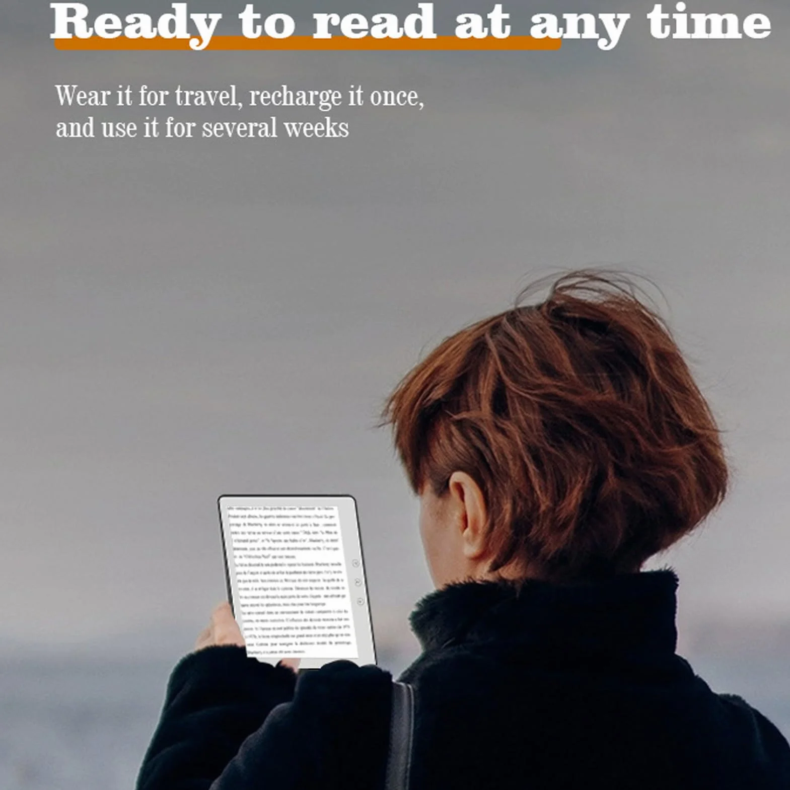 Czytnik E-booków z Ekranem EInk 5,76, Czytniki E-booków dla Nastolatków, Dorosłych i Seniorów, 64 GB z możliwością Rozszerzenia, dla Androida 8.1, 1500 MAh