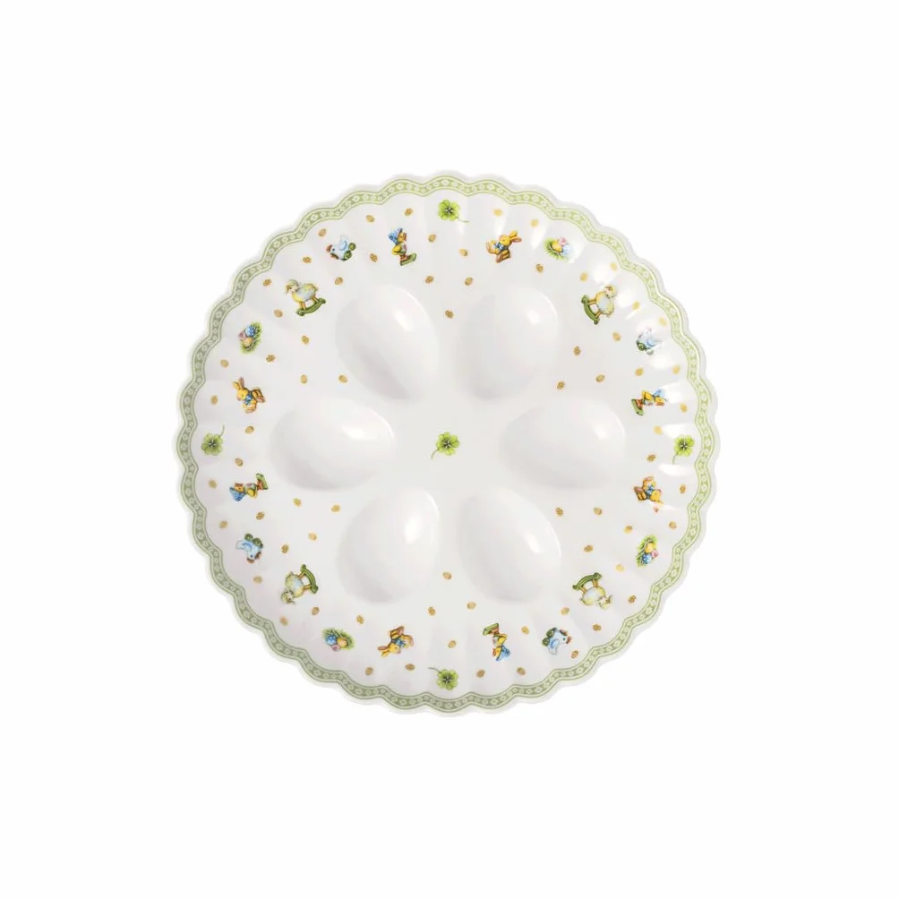 Villeroy & Boch Easter Delight talerz na jajka porcelana Premium 6 jajek dekoracja wielkanocna