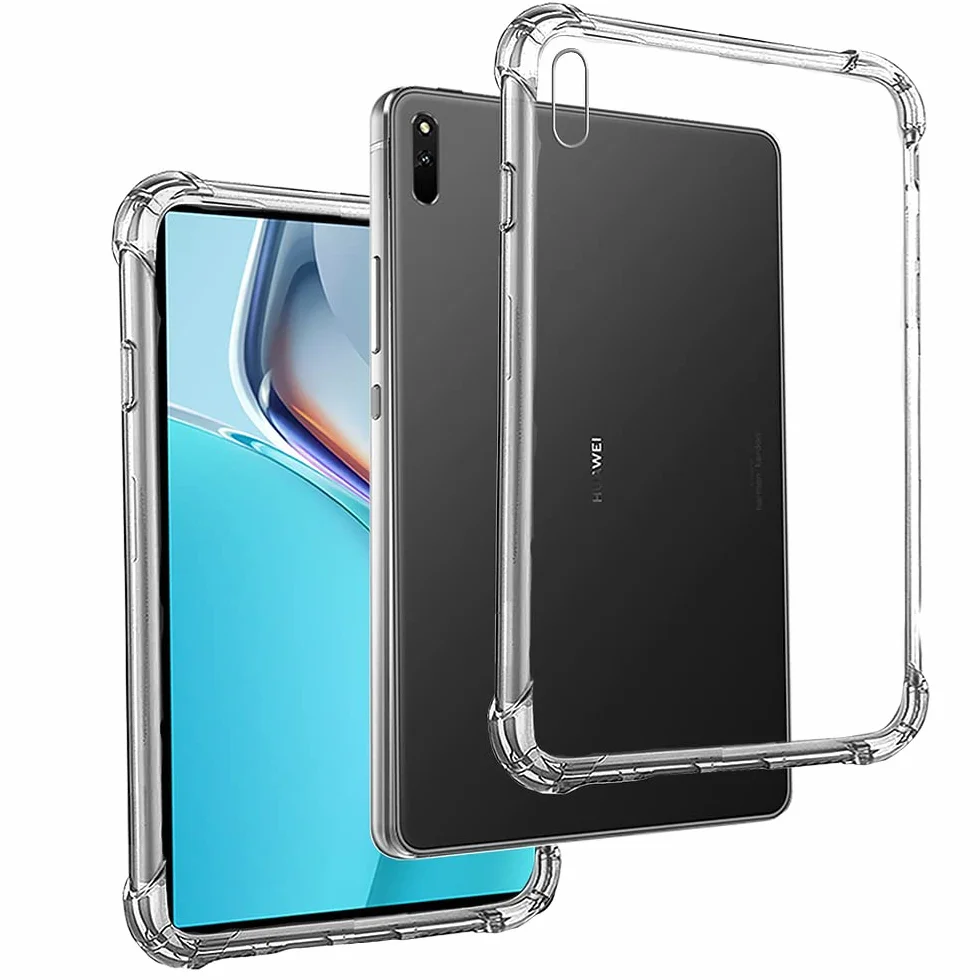Silikonowe Etui Przezroczyste do Huawei MATEPAD 11 (10,95"), Ultra cienkie 0,33mm, Silikon TPU smukłe i bardzo etui wzmocnione rogi