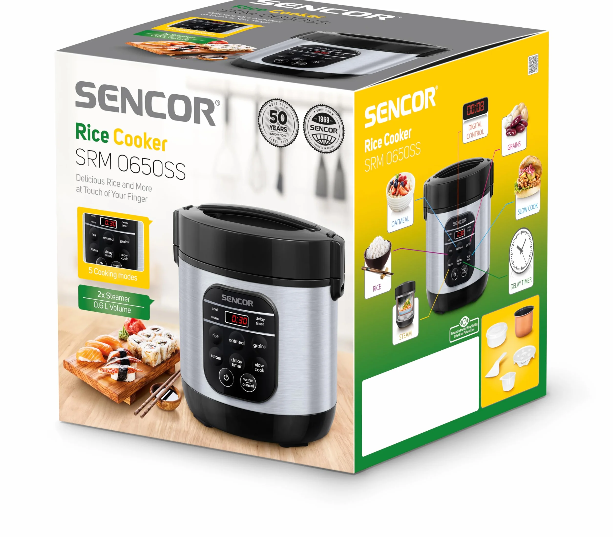 Sencor Ryżowar 350W 220V Srebrny