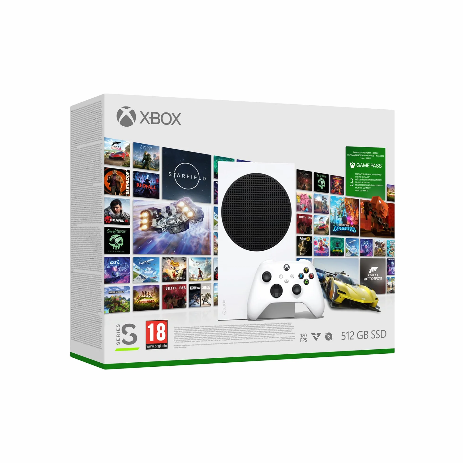 Xbox Series S + 3mies Game Pass Ultimate (UE)