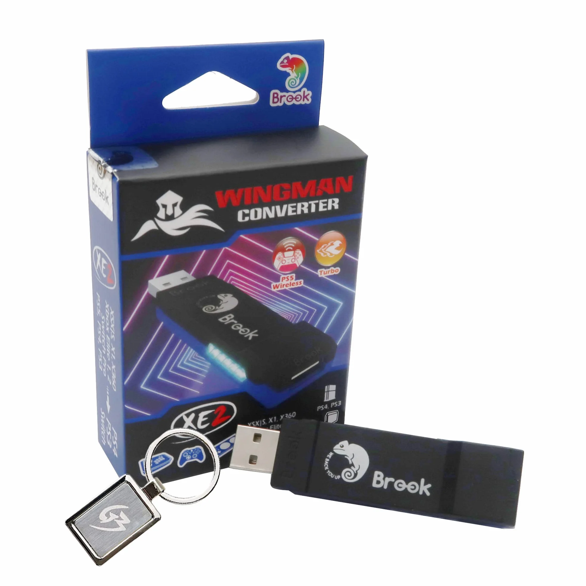 Mcbazel Brook Wingman XE2 Super Converter dla Xbox Series X/S, Xbox 360, Xbox One, PS5, PS4, PS3, Switch Pro na PS4/PS3/Switch/Switch OLED/PC