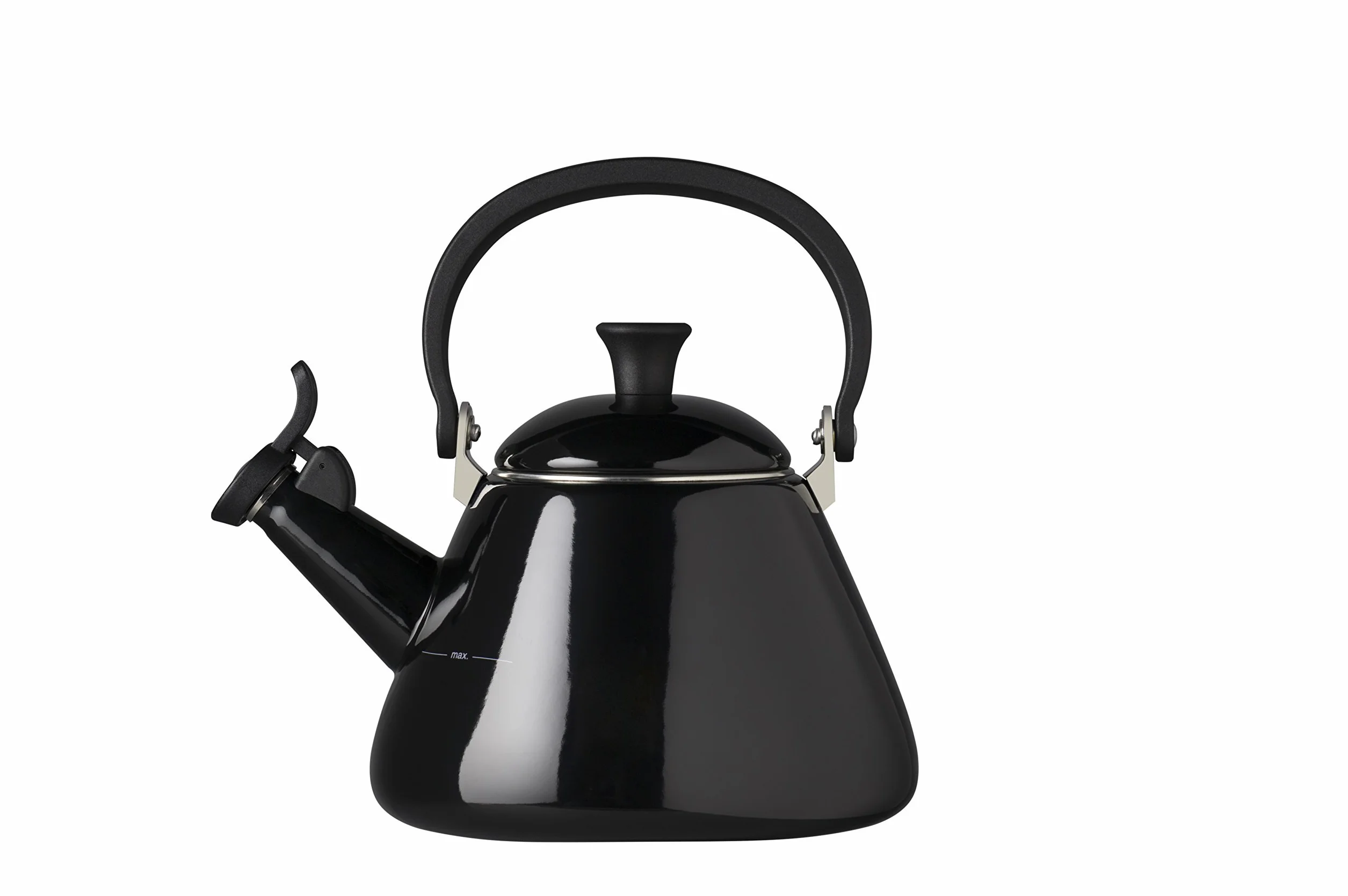 Le Creuset Kone czajnik z gwizdkiem stal emaliowana 1,6 l czarny