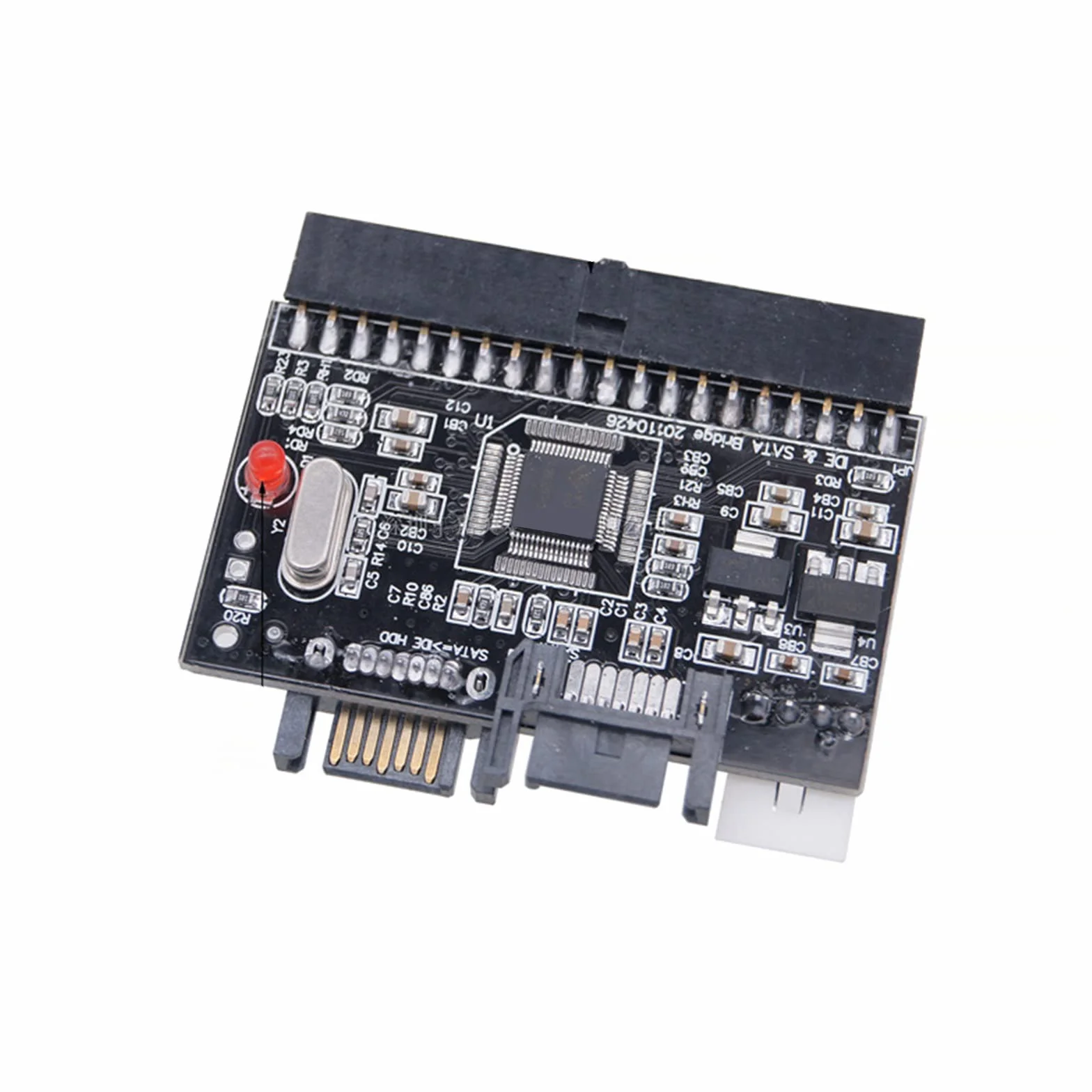WANGCL Dwukierunkowy konwerter IDE na SATA Adapter SATA na IDE do dysku twardego HDD CD DVD