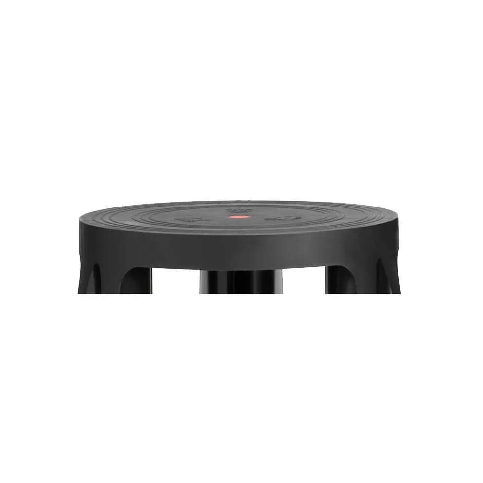 IVOL taboret do schodków stopka słonia tworzywo sztuczne wysokość 41 cm nośność 150 kg czarny