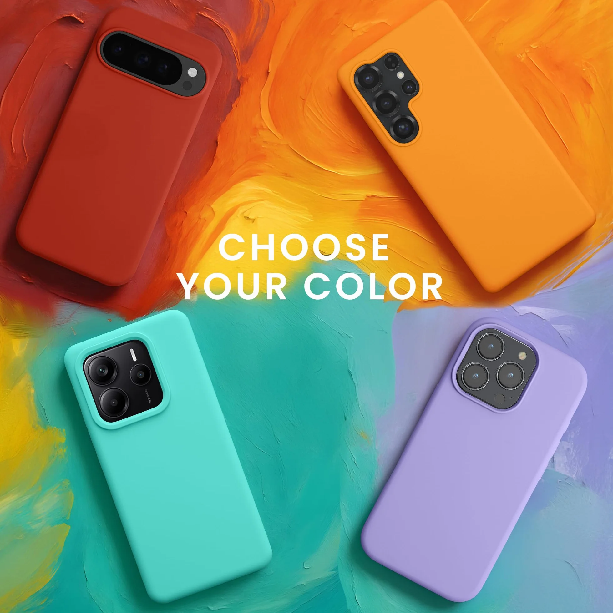 kwmobile Etui kompatybilne z etui Samsung Galaxy S23 - Etui TPU i silikon odporny na wstrząsy - Możliwość ładowania bezprzewodowego - Czarny matowy