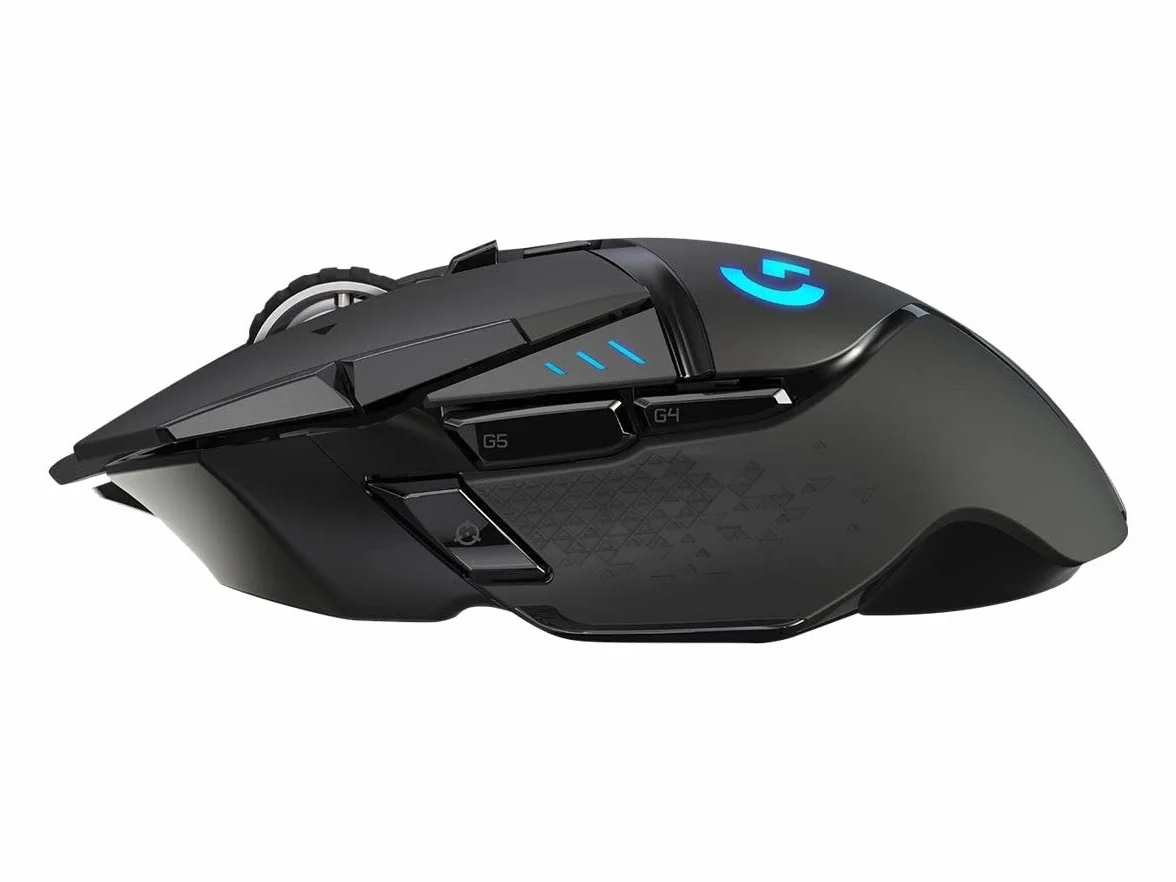 Logitech G G502 LIGHTSPEED Bezprzewodowa mysz gamingowa, HERO 25K, 25600 DPI, 11 przycisków, czarna