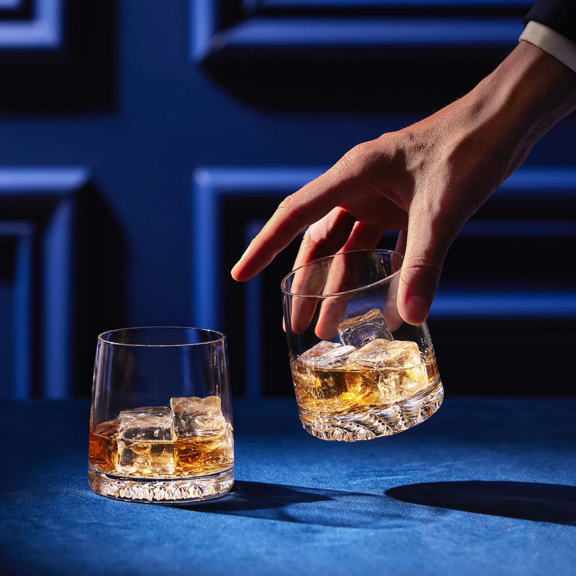 KROSNO Szklanki do Whisky | Zestaw 6 szklanek | 370 ML | Kolekcja Fjord | Idealne do Domu, Restauracji i na Przyjęcie | Można Myć w Zmywarce