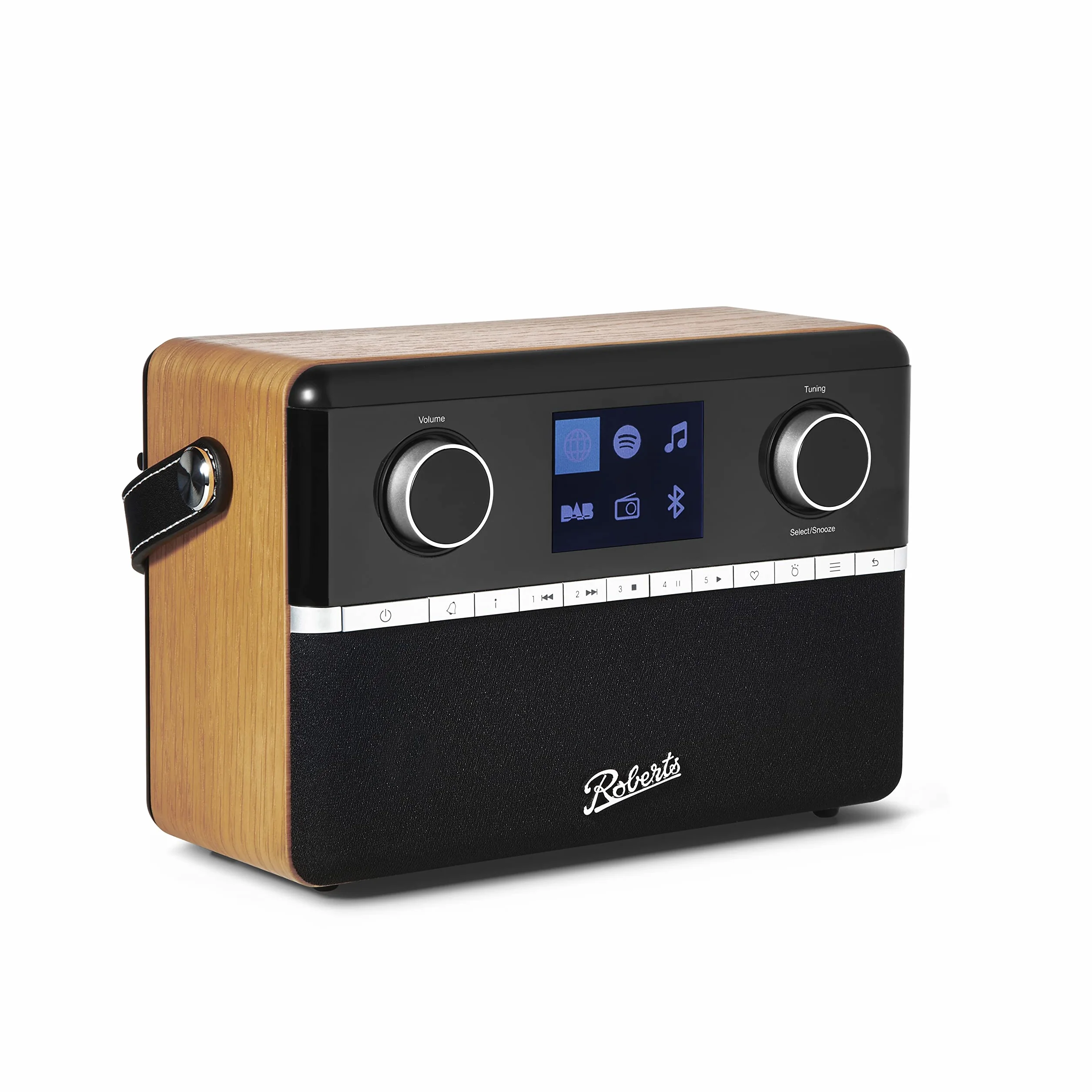 Roberts Stream 94 L Przenośne radio stereo, Dab+/FM/Bluetooth/WiFi, czarny i wiśniowy