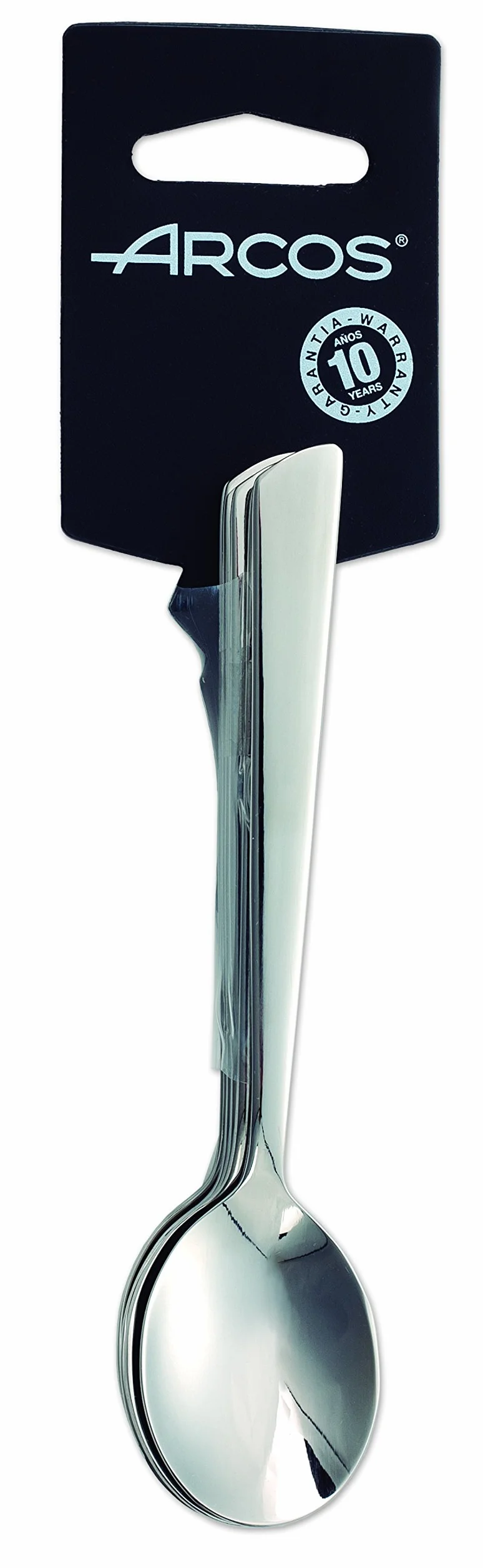 Arcos zestaw łyżeczek do kawy 6 szt. stal nierdzewna srebrne 140 mm