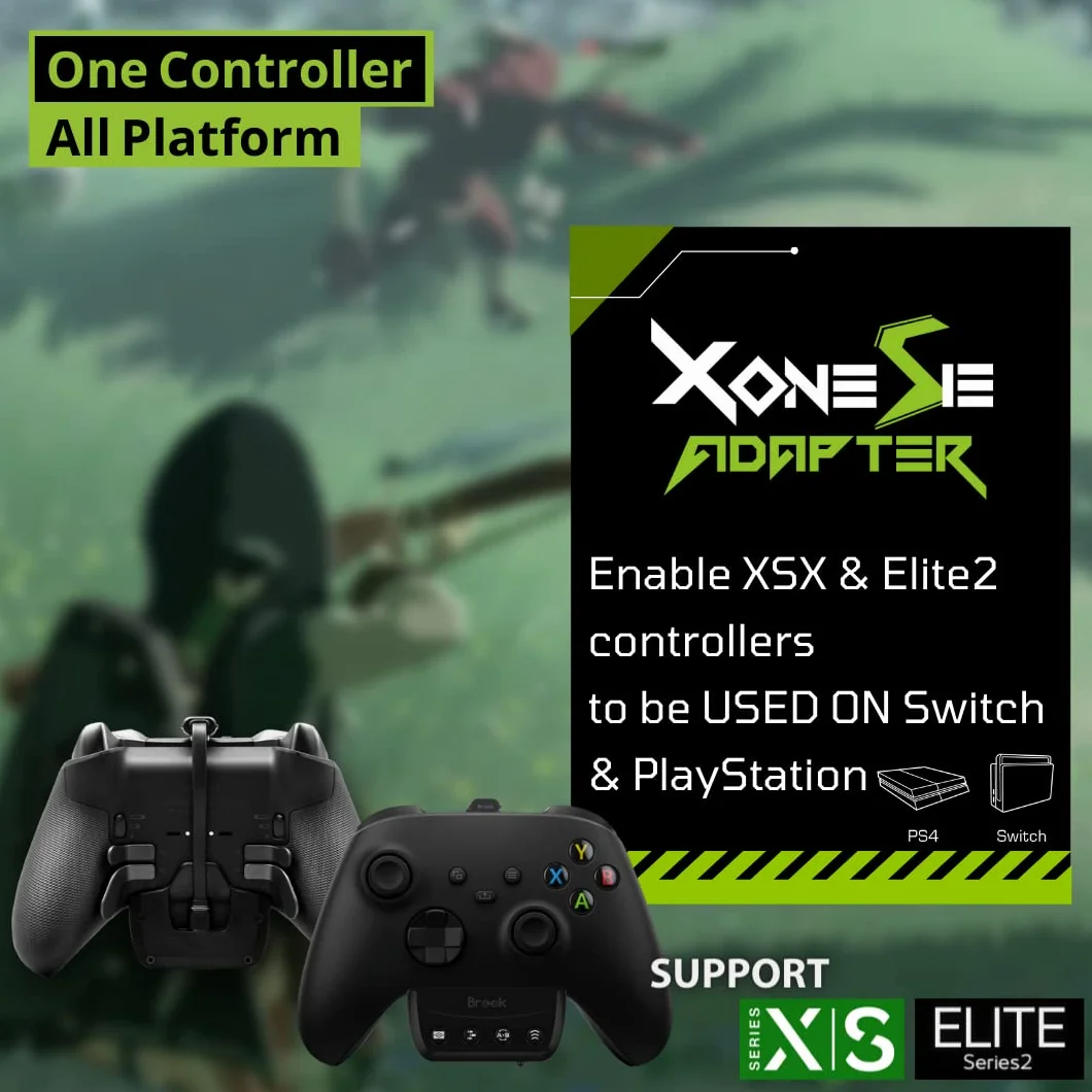 Brook Adapter X One SE Controller for Xbox Series S/X, PS4, PS5, Switch, PC - Motion Control, Turbo, Remap, Audio Functions