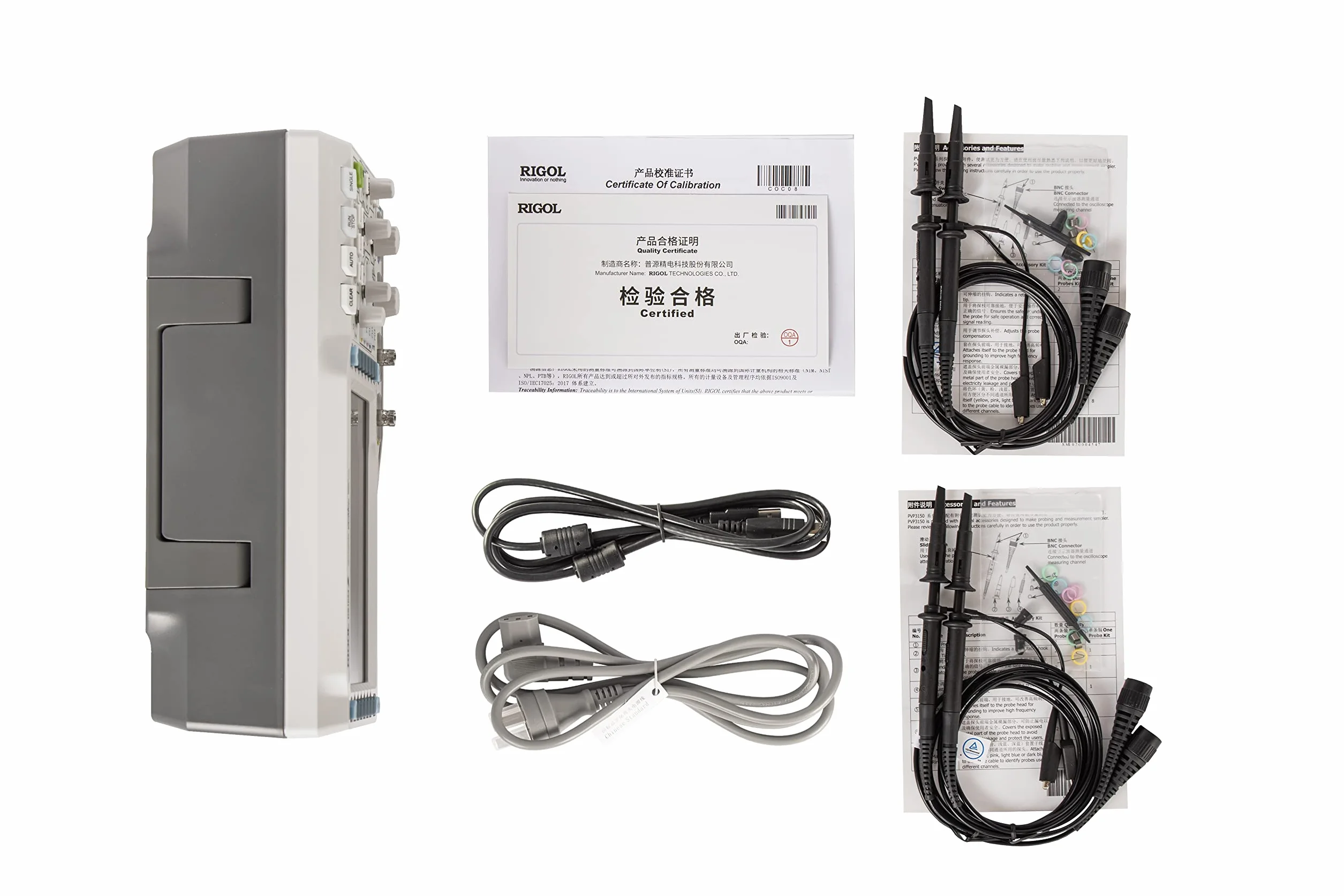 RIGOL DS1054Z Oscyloskop Cyfrowy 50MHz 4 Kanały 24Mpts 1G Sa/s