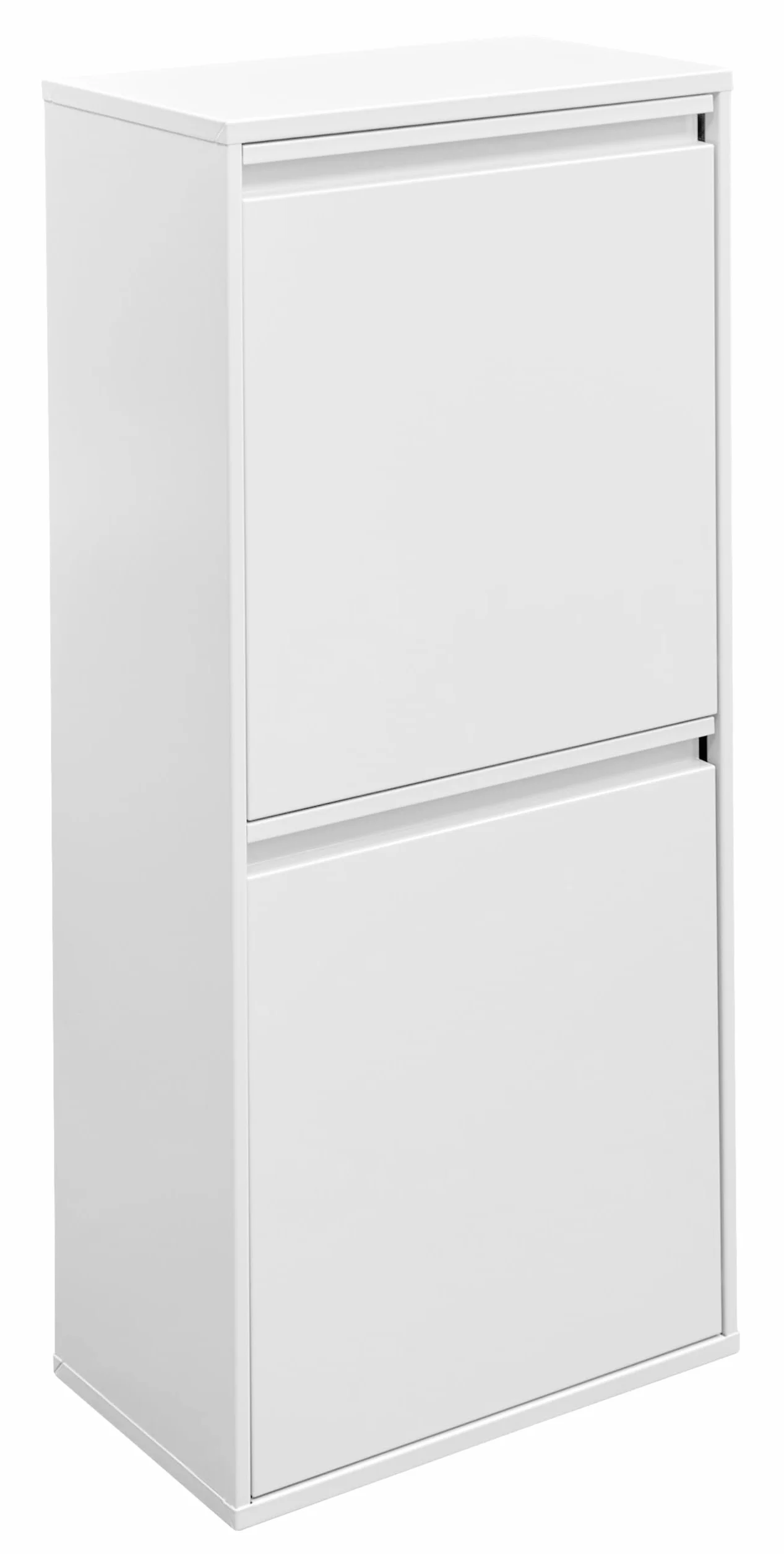 Arregui Basic CR401-B2 Kosz na śmieci 2 x 23 l (46 l) do recyklingu biały