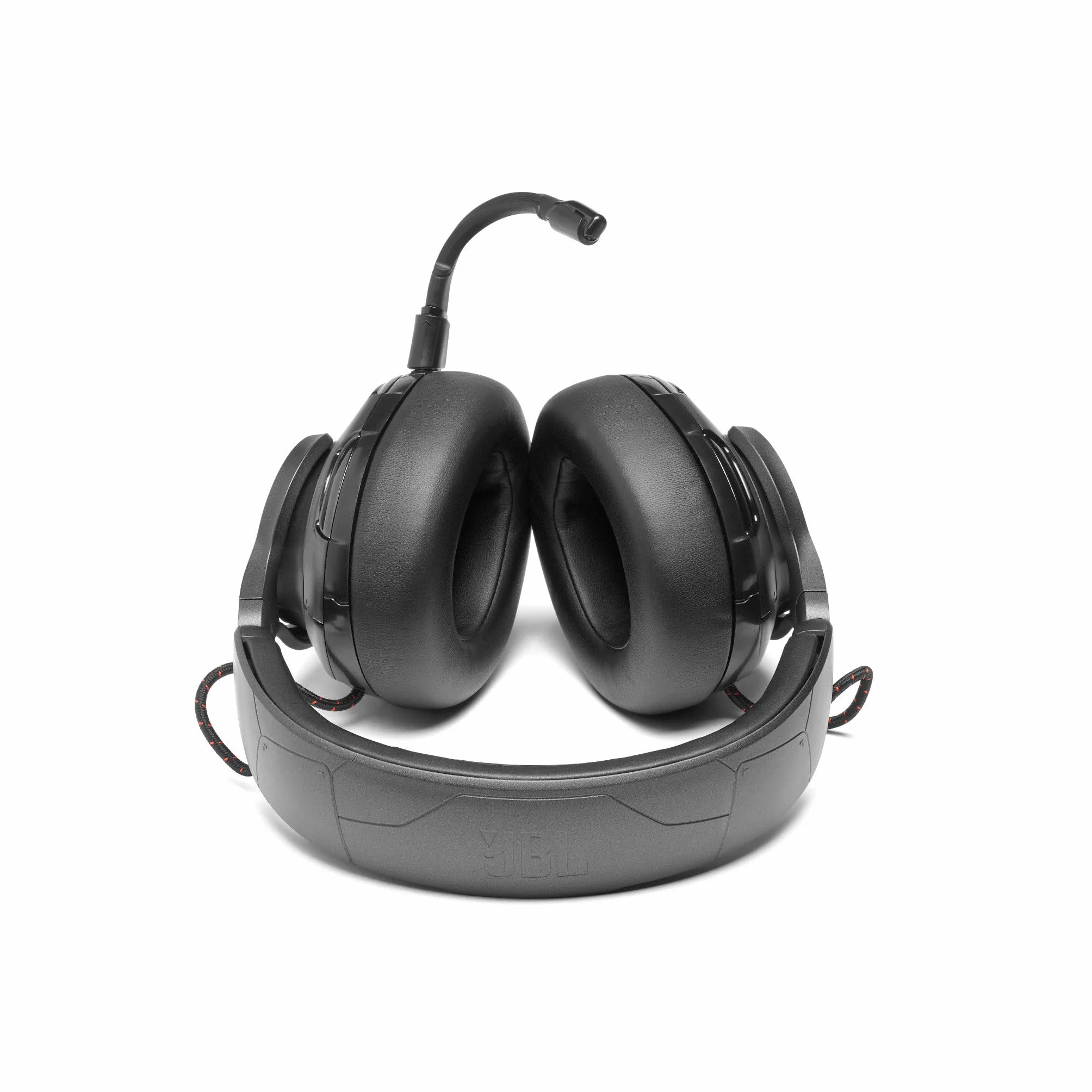 JBL Quantum ONE Przewodowe, profesjonalne słuchawki do gier z technologią śledzenia ruchów głowy QuantumSPHERE 360, kompatybilne z PC, Playstation, Xbox, czarne