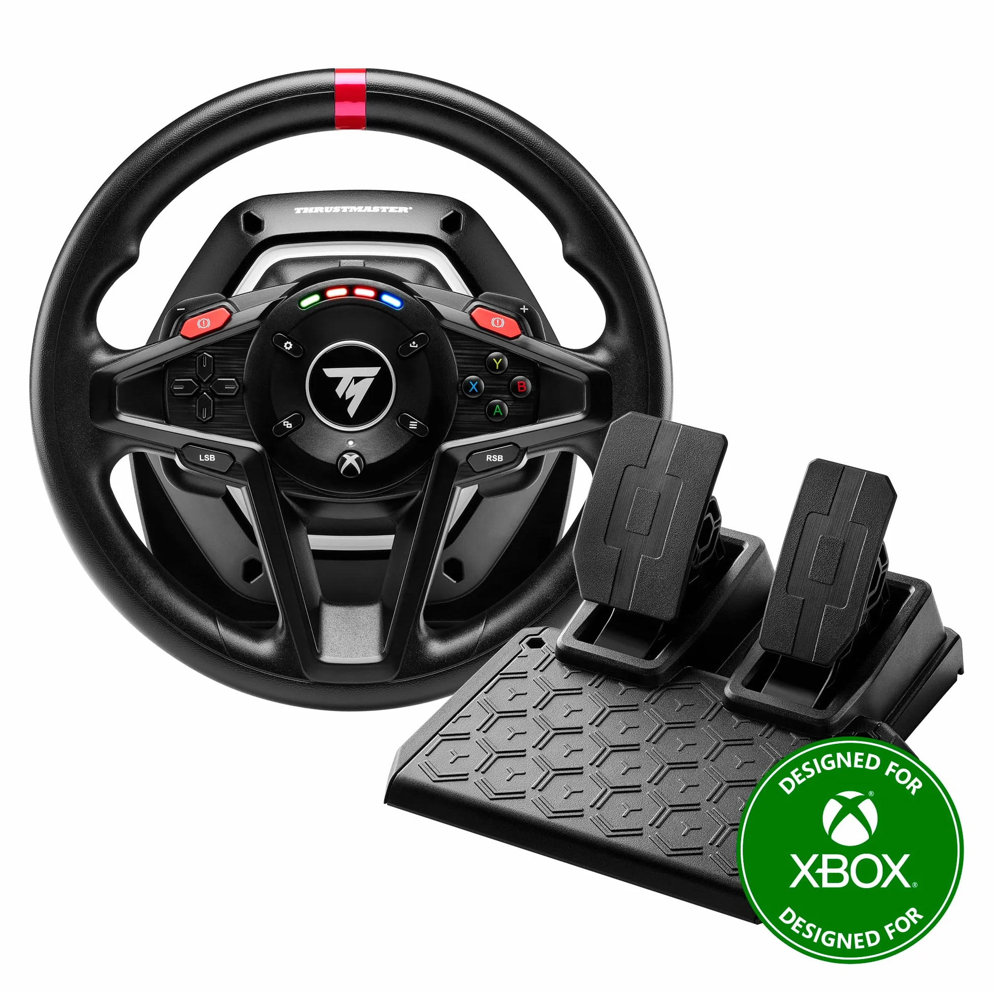 Thrustmaster T128 kierownica wyścigowa z siłowym sprzężeniem zwrotnym i pedałami magnetycznymi Xbox Series X|S Xbox One PC