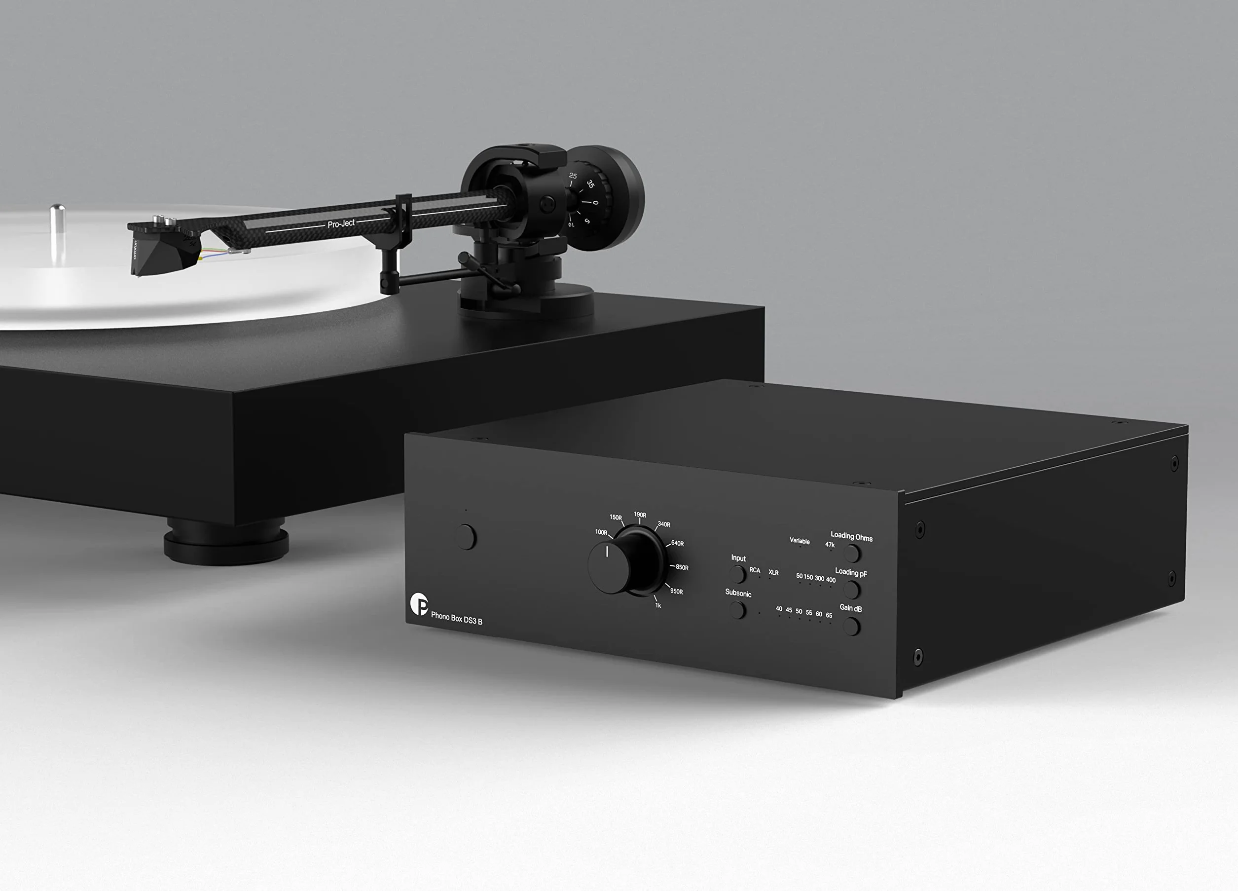 Pro-Ject Phono Box DS3 B, symetryczne i dyskretne Dual Mono Phono, czarne