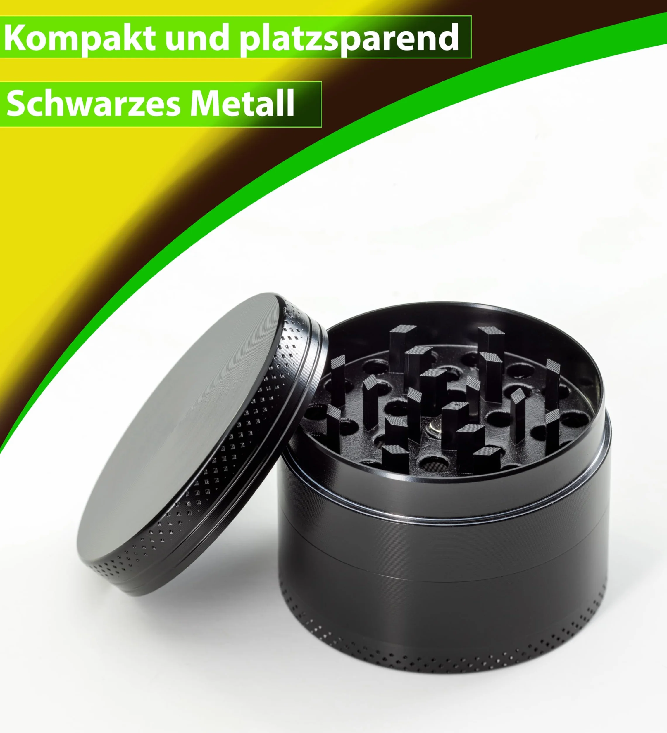 Młynek metalowy 4-częściowy crusher młynek do ziół