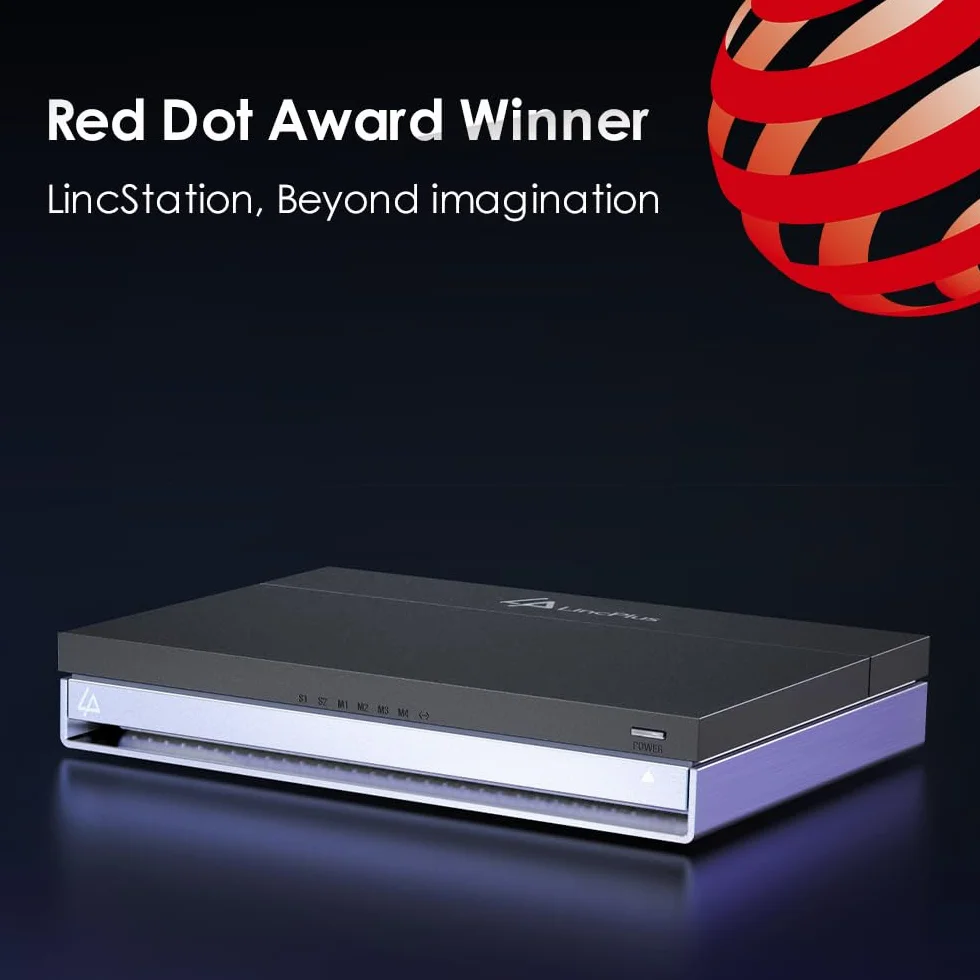 LincStation N1 6 Bay NAS Network Attached Storage Obsługa 6x8TB SSD z Unraid Licencją Systemową Przechowywanie w Chmurze Serwera Domowego Urządzenie Ciche/Przenośne