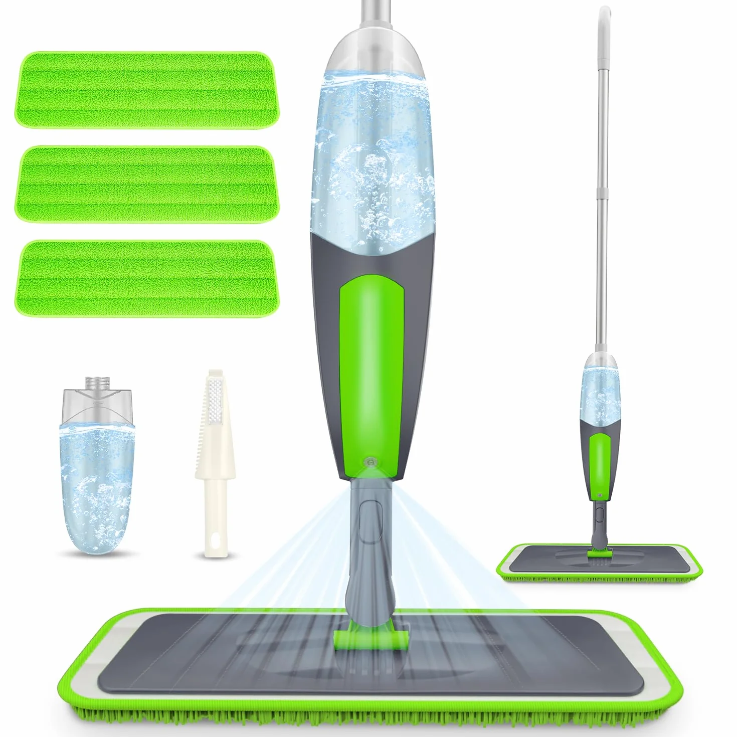 Mop podłogowy z mikrofibry 3 podkładki 550 ml