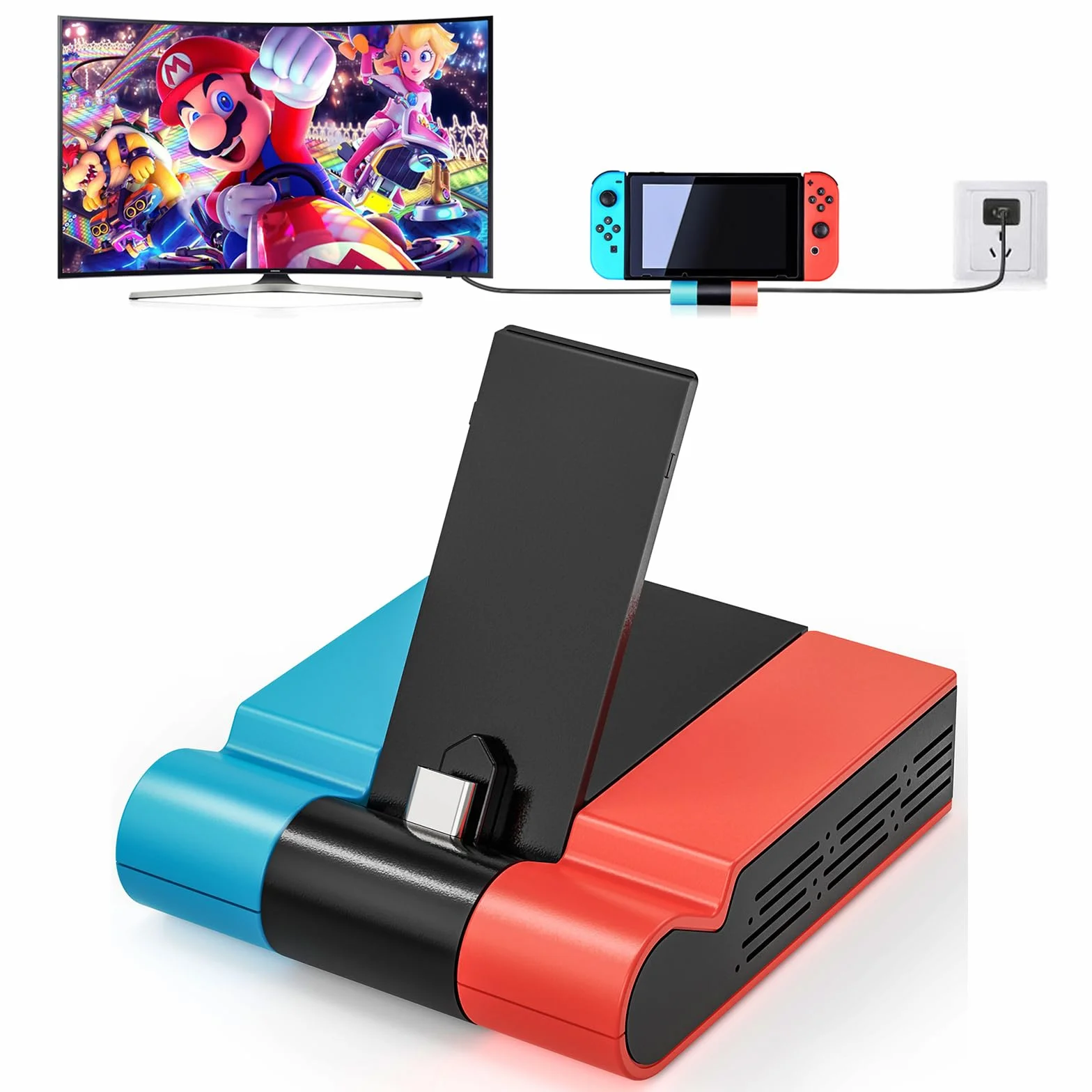 Tendak Dock TV Switch składana stacja dokująca do Nintendo Switch OLED USB 3.0 HDMI