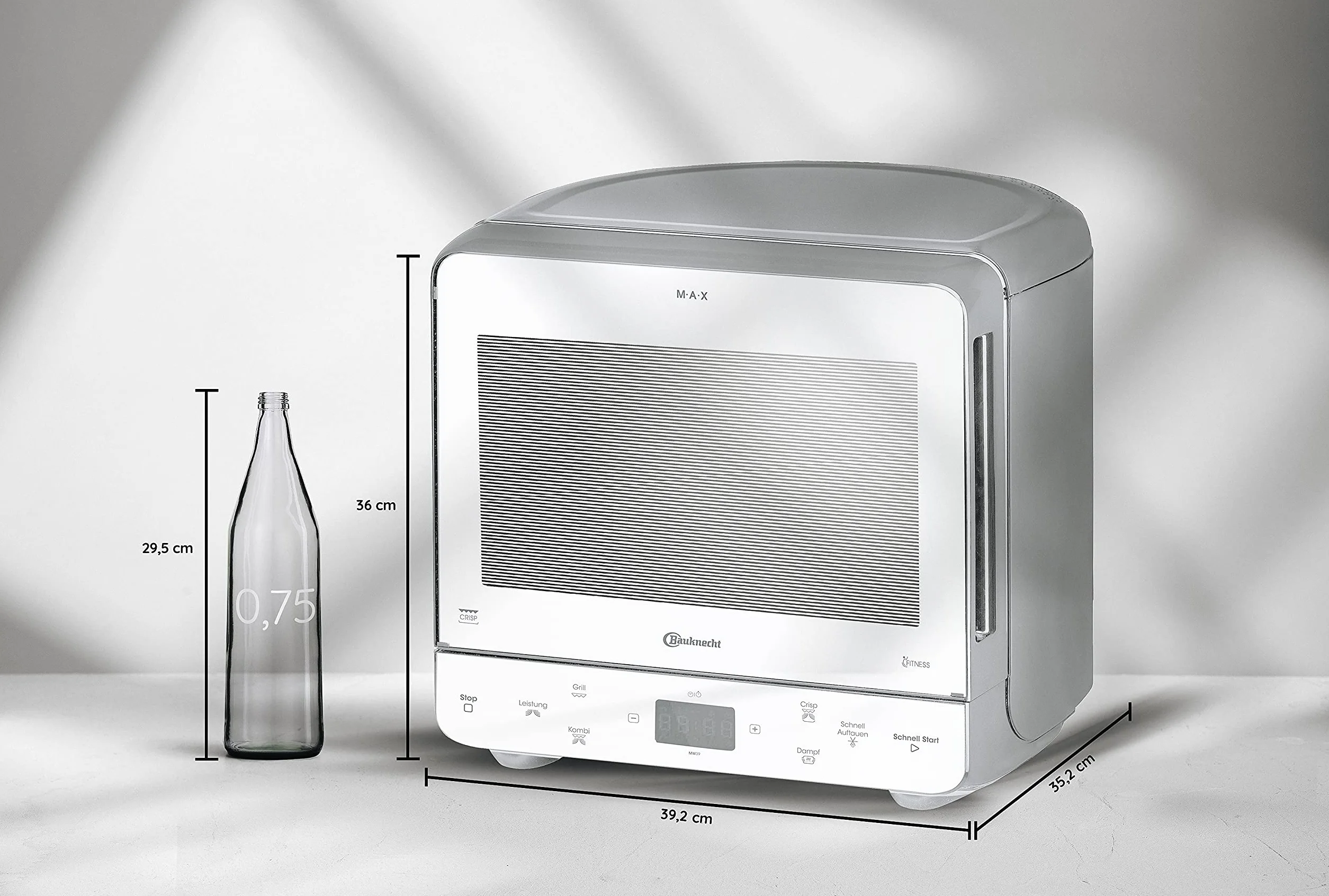 Bauknecht MW 39 WSL kuchenka mikrofalowa z grillem i funkcją Crisp 700 W 13 l