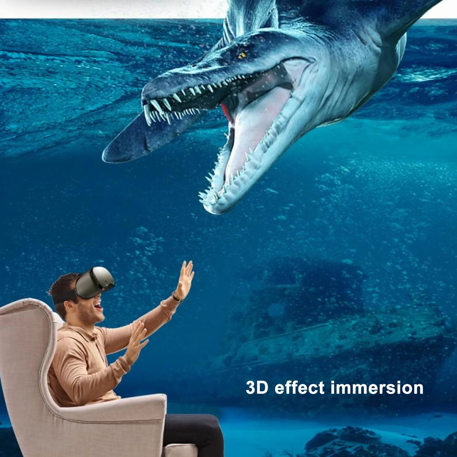 Zestaw Słuchawkowy VR do Telefonu, Gogle VR 3D, Odpowiedni dla Telefonów z Systemem IOS/Android o Przekątnej 5–7 Cali, Regulacja Odległości źrenic 58–75 Mm, Obsługa