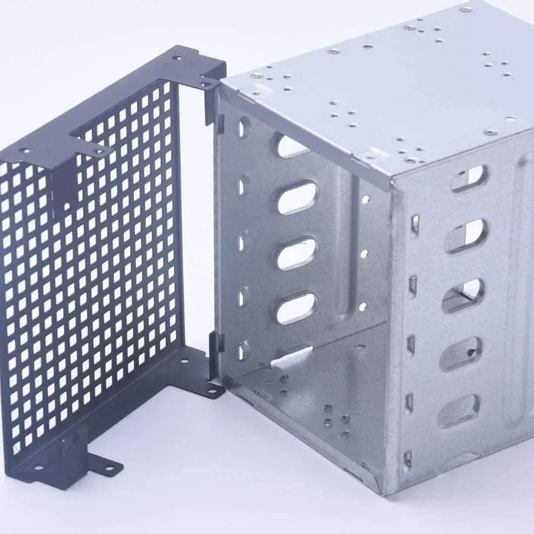 Klatka na dysk twardy, 5,25 na 5 X 3,5 HDD Cage Rack obudowa dysku twardego Adapter