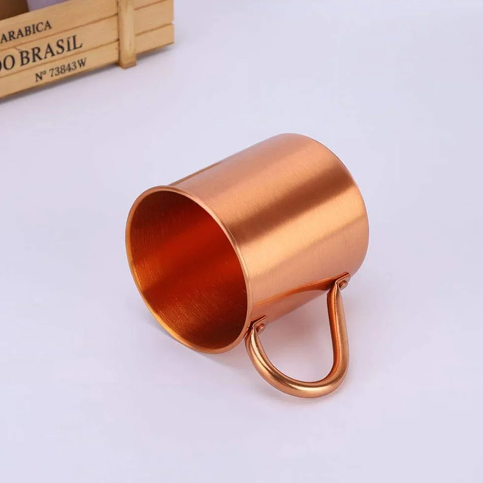 Miedziany kubek Moscow Mule 450 ml z litej miedzi