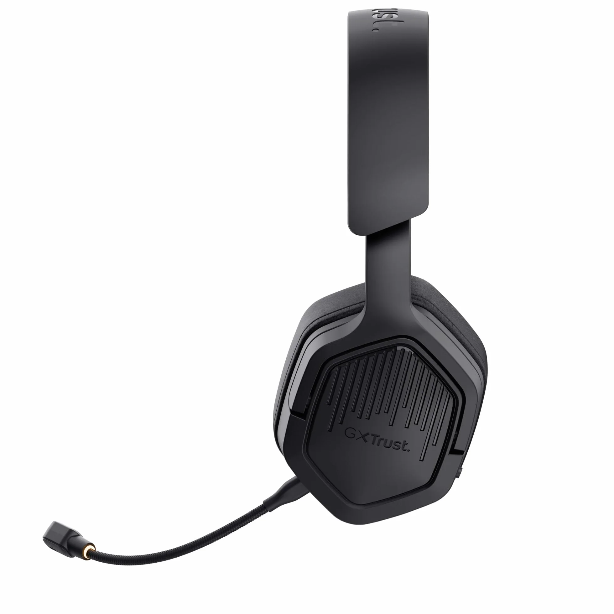 Trust GXT 1493 Ravox Słuchawki Bezprzewodowe Gamingowe Bluetooth + 2.4 GHz do PS5 PS4 Switch PC Smartfonów, Przetworniki 50mm, Akumulator 70h, Wokółuszny Headset z Mikrofonem, Czarny