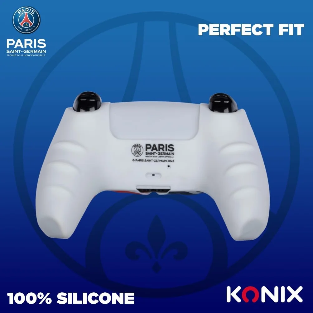 Konix PSG Silikonowe etui ochronne na kontroler DualSense PS5 - niebieski biały i czerwony