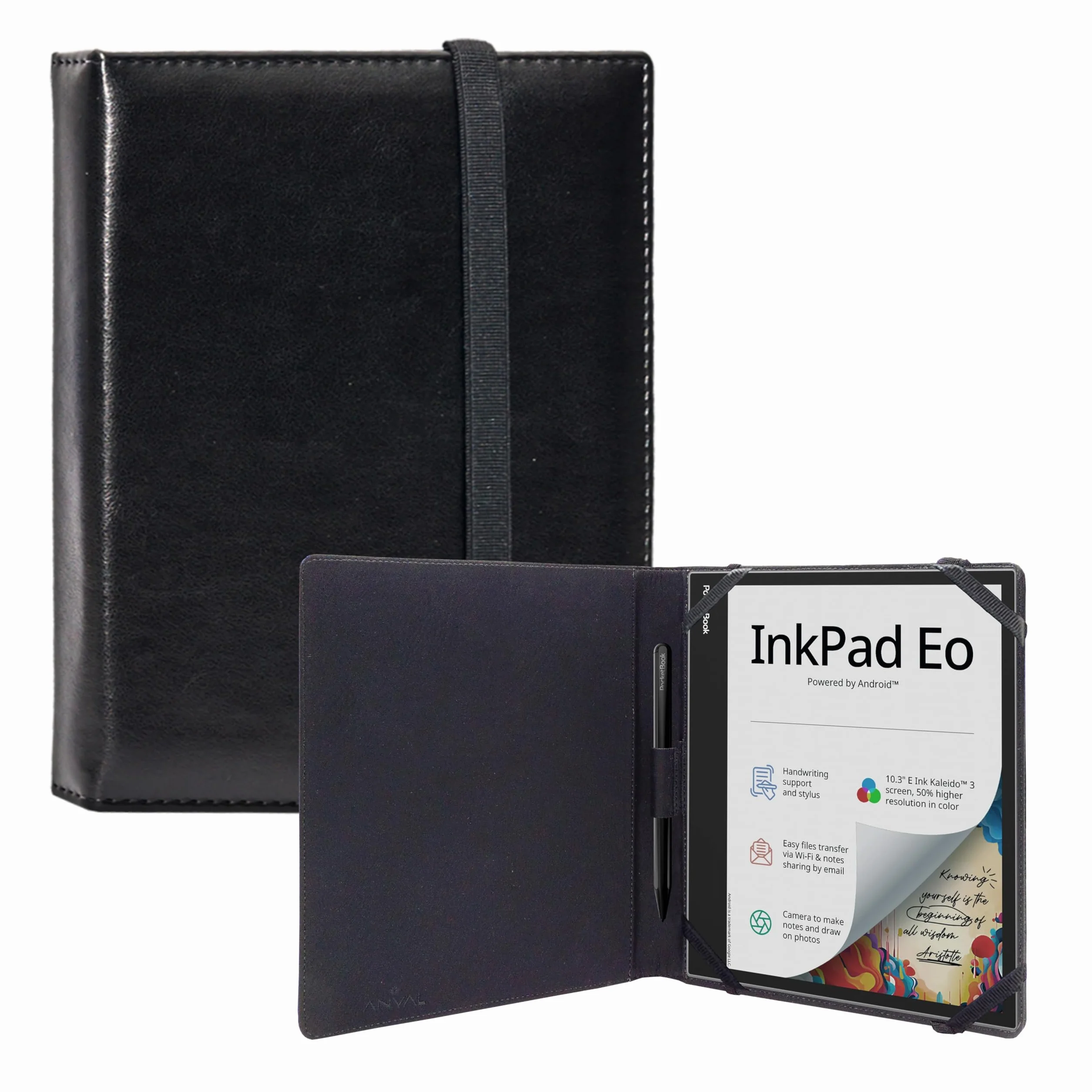 Etui na EBOOK Pocketbook InkPad Eo - ereader - kompatybilne etui na eBook (czarny)