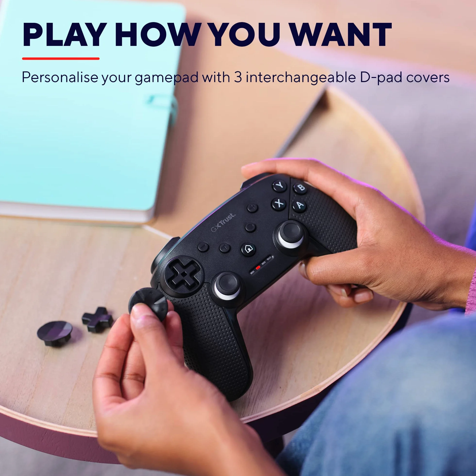 Trust Gaming GXT 542 Muta bezprzewodowy kontroler Bluetooth 2,4 GHz USB gamepad