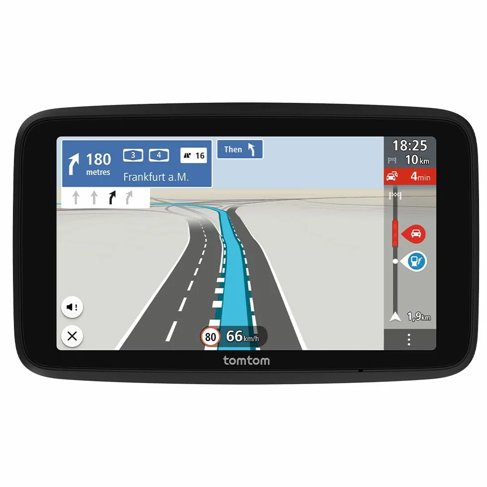 TomTom Nawigacja GO Classic 2gen. (ekran 6-cali, informacje o korkach, ostrzeżenia o fotoradarach na 3 mies., mapy UE, aktualizacje przez sieć Wi-Fi, asystent pasa oraz zintegrowany uchwyt)