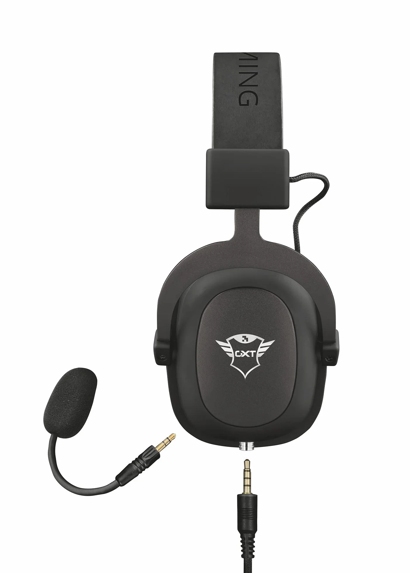 Trust Gaming Headset GXT 414 mit Mikrofon für PS4, PS5, PC, Nintendo Switch, Xbox Series X, Xbox One - Zamak Kabelgebundene Gaming-Kopfhörer mit Einstellbarer Kopfbügel - Schwarz