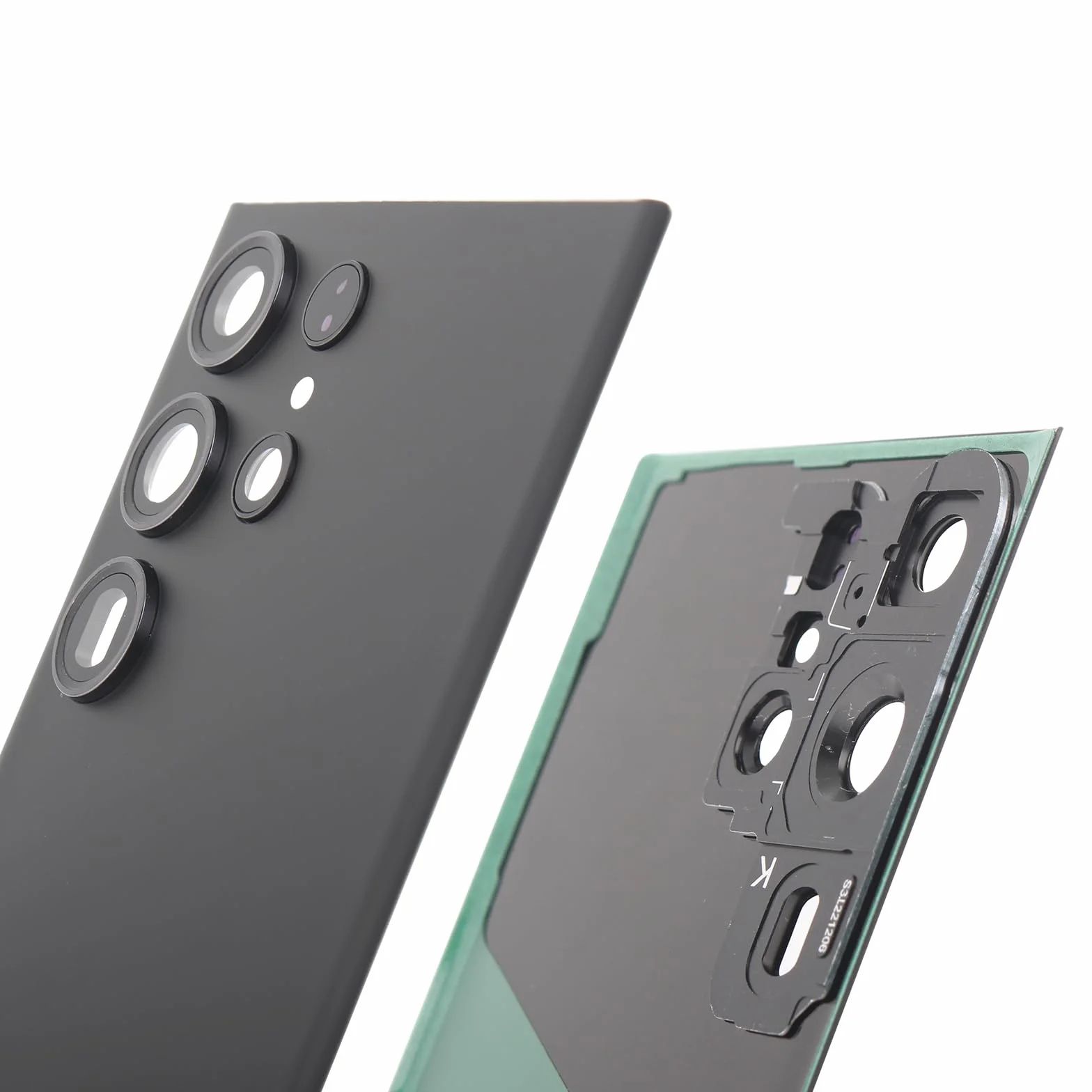 6,8" czarna pokrywa akumulatora do Samsung Galaxy S23 Ultra 5G SM-S918B SM-S918U tylna szklana tylna osłona tylna szkło zamiennik zestaw naprawczy z obiektywem aparatu + narzędzia