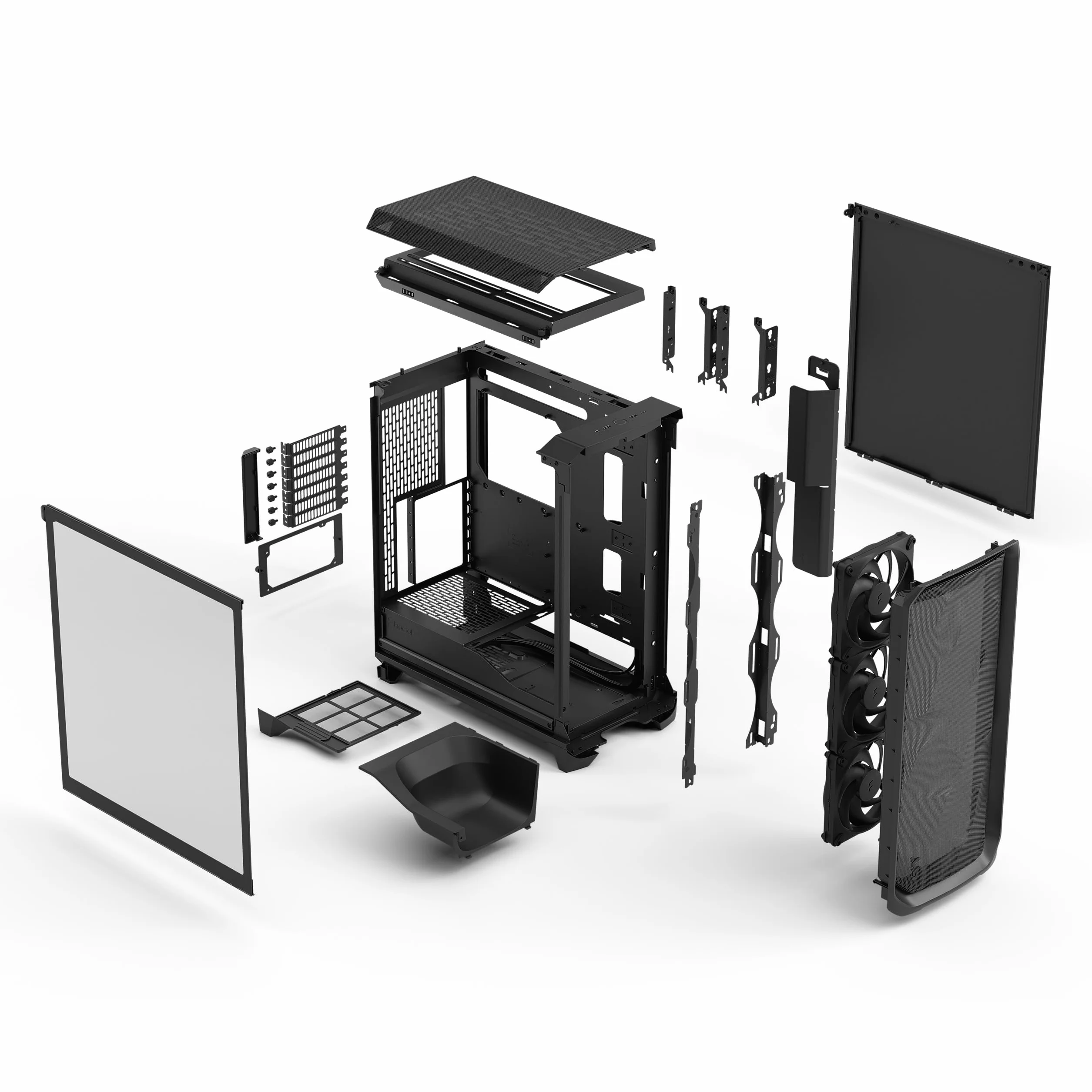 Fractal Design Meshify 3 Black TG Light Tint etui komputerowe