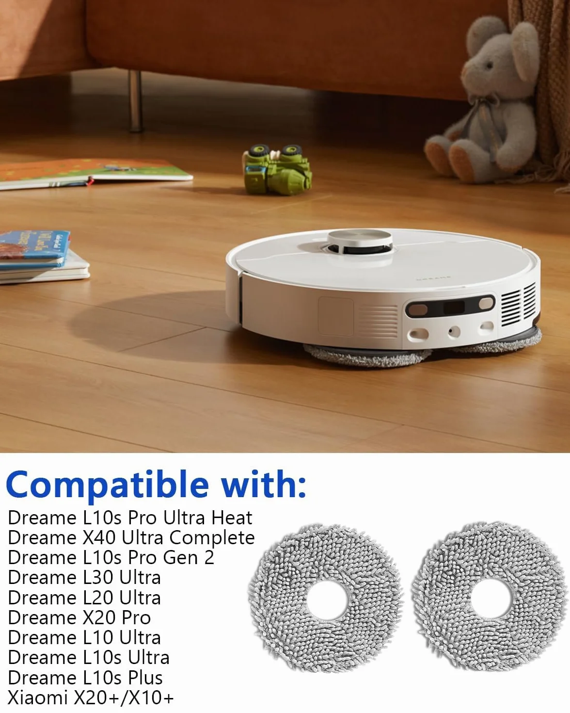 Chusteczki do Dreame L10s Ultra, Xiaomi, Deebot T30 Pro Omni