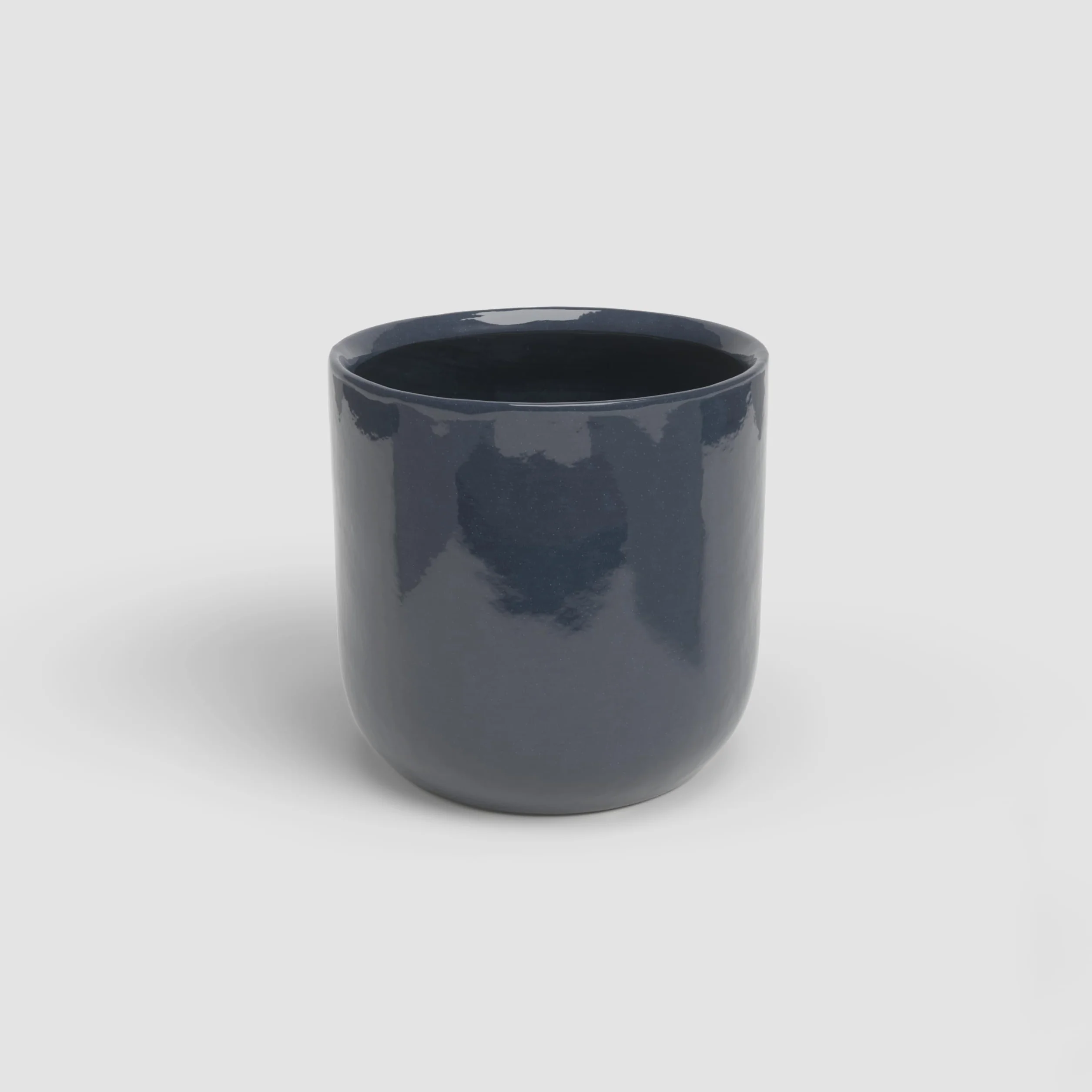Artevasi Jowisz ceramiczna doniczka glazurowana 29 cm niebieska
