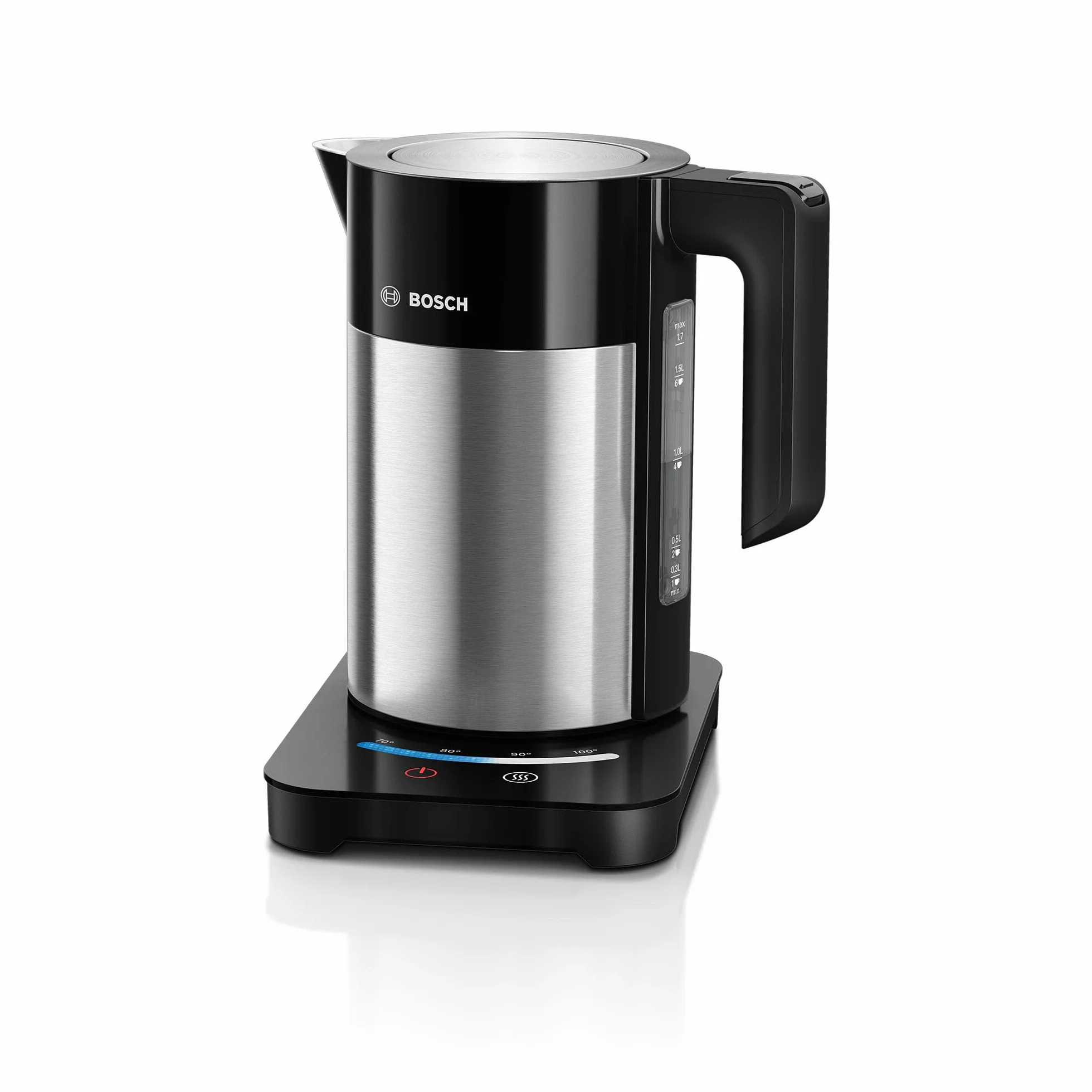 Bosch Czajnik elektryczny TWK7203 1,7 l 2200 W podwójne ścianki TouchControl