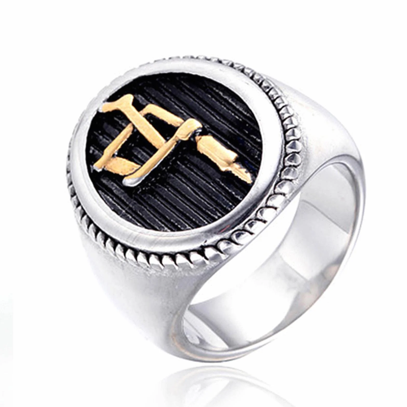 Gothic Tattoo Machine Signet Ring Men Women Stainless Steel Biker Rings Cool Hip Hop Punk Rock Ring Best Gift For Friend