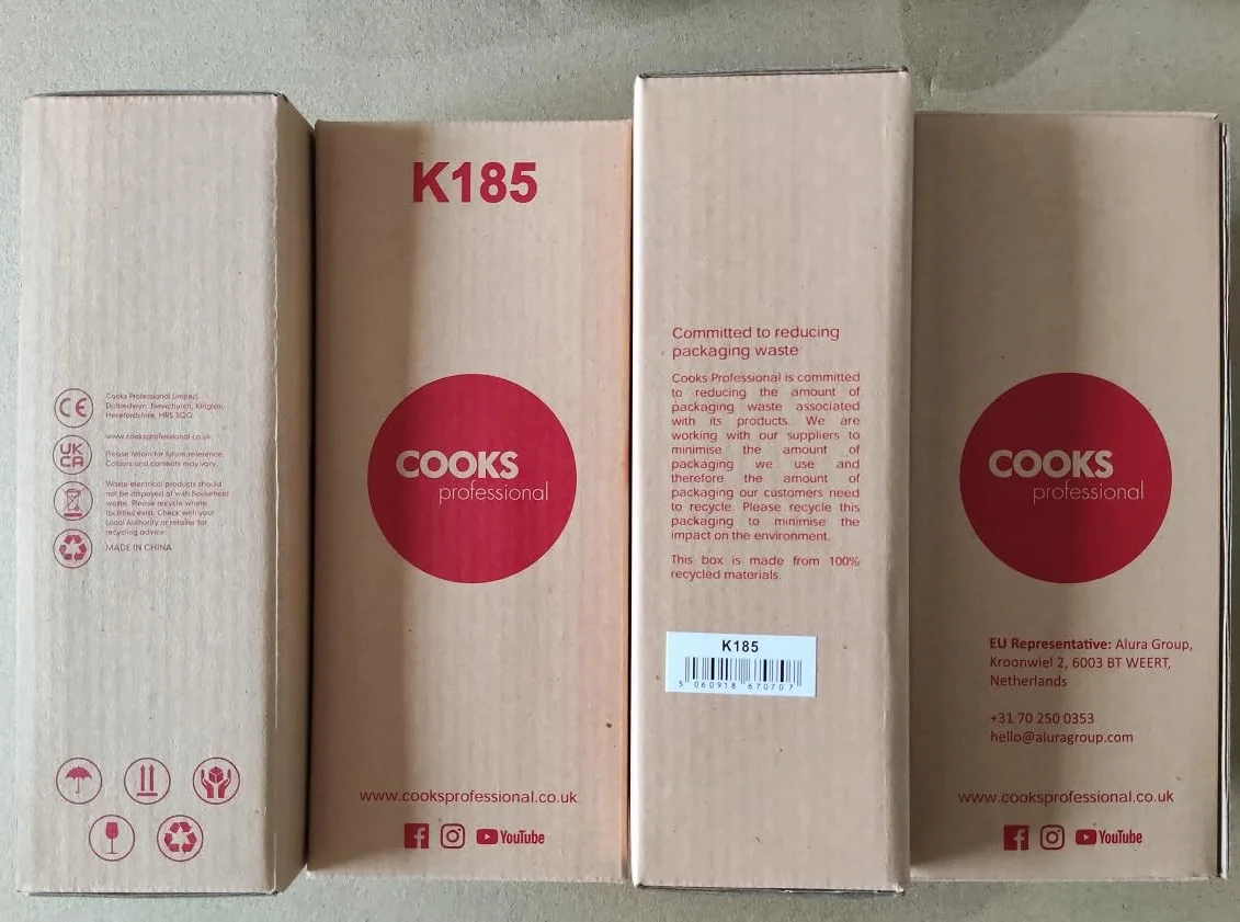 Cooks Professional Elektryczny otwieracz do puszek bezprzewodowy automatyczny One Touch szary