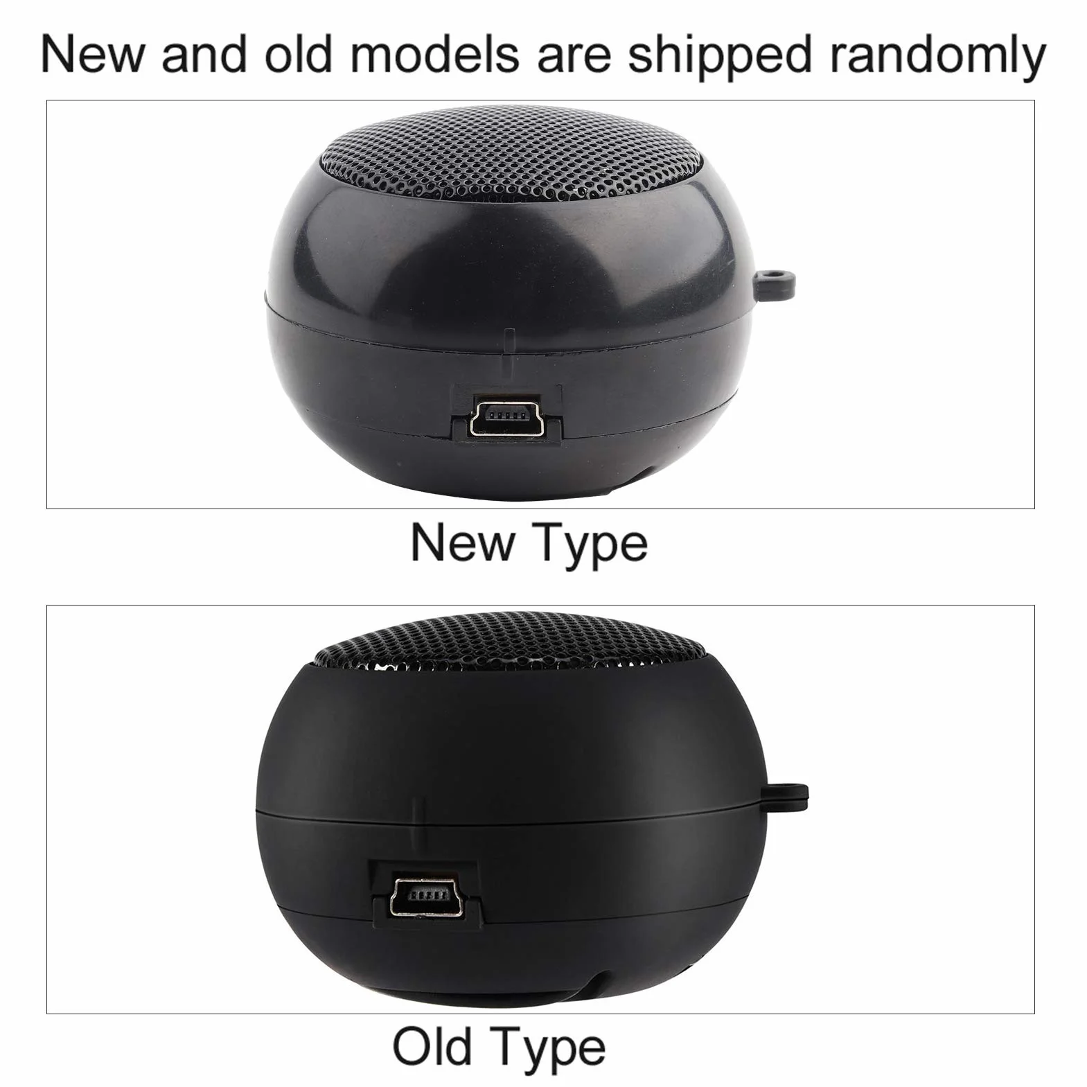 Mini Głośniki z Wtyczką Jack, Przenośny Mini Travel 3,5 Mm Głośnik do Telefonu Wbudowana Bateria do Telefonu Komórkowego MP3 PC, Głośniki z Możliwością ładowania do Telefonu(czarny)