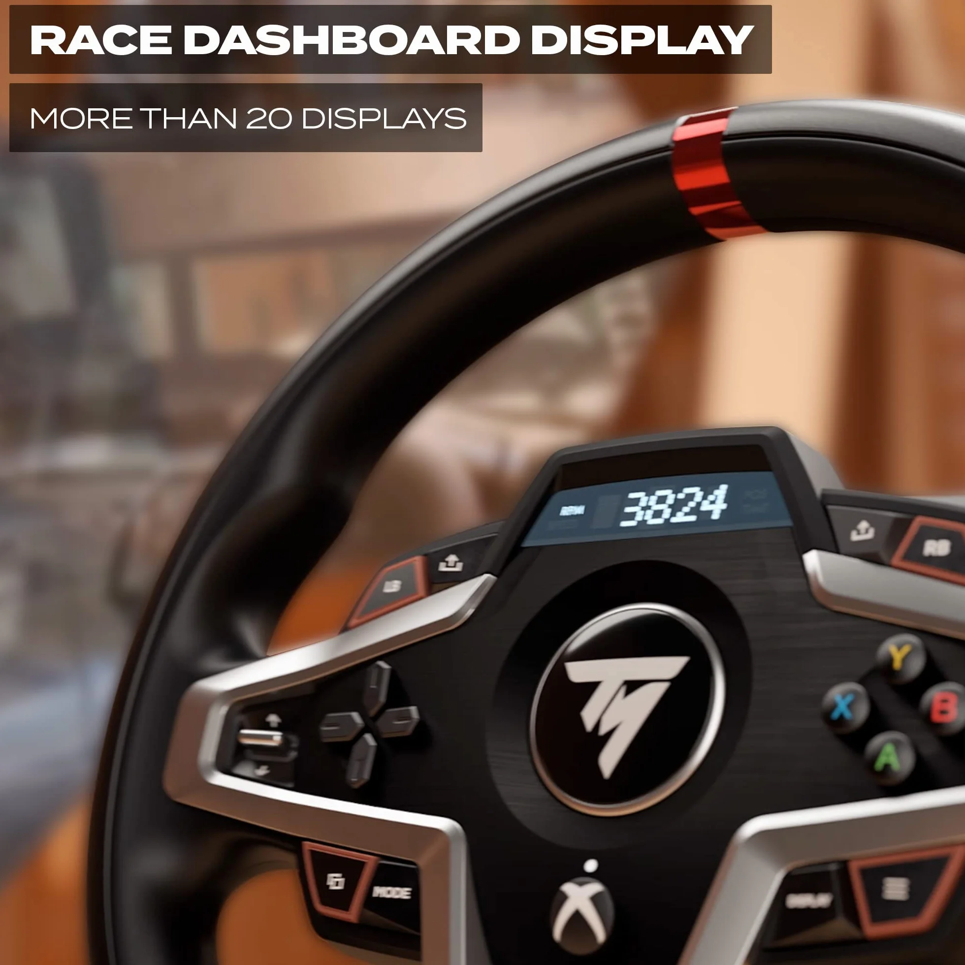 Thrustmaster T248 – Wyścigowe Koło Z Siłą Sprzężenia Zwrotnego – Zaawansowane Koło Wyścigowe dla Xbox Series X|S, Xbox One i PC