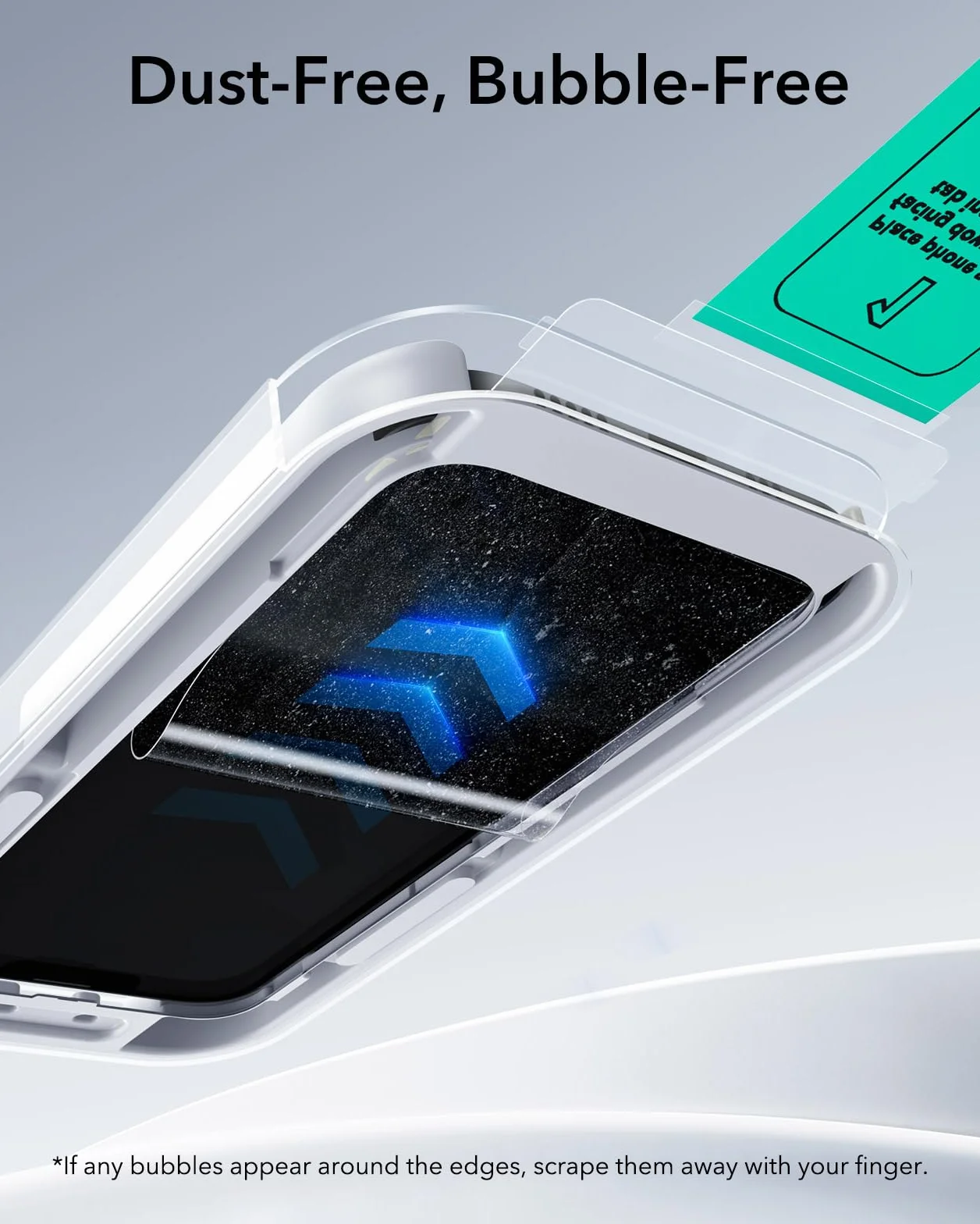 ESR Do iPhone 17 Pro szkło pancerne 3 sztuki [szybka instalacja w 3 sekundy] ochrona wojskowa, twardość 9H, pełne szkło hartowane z tacką UltraFit